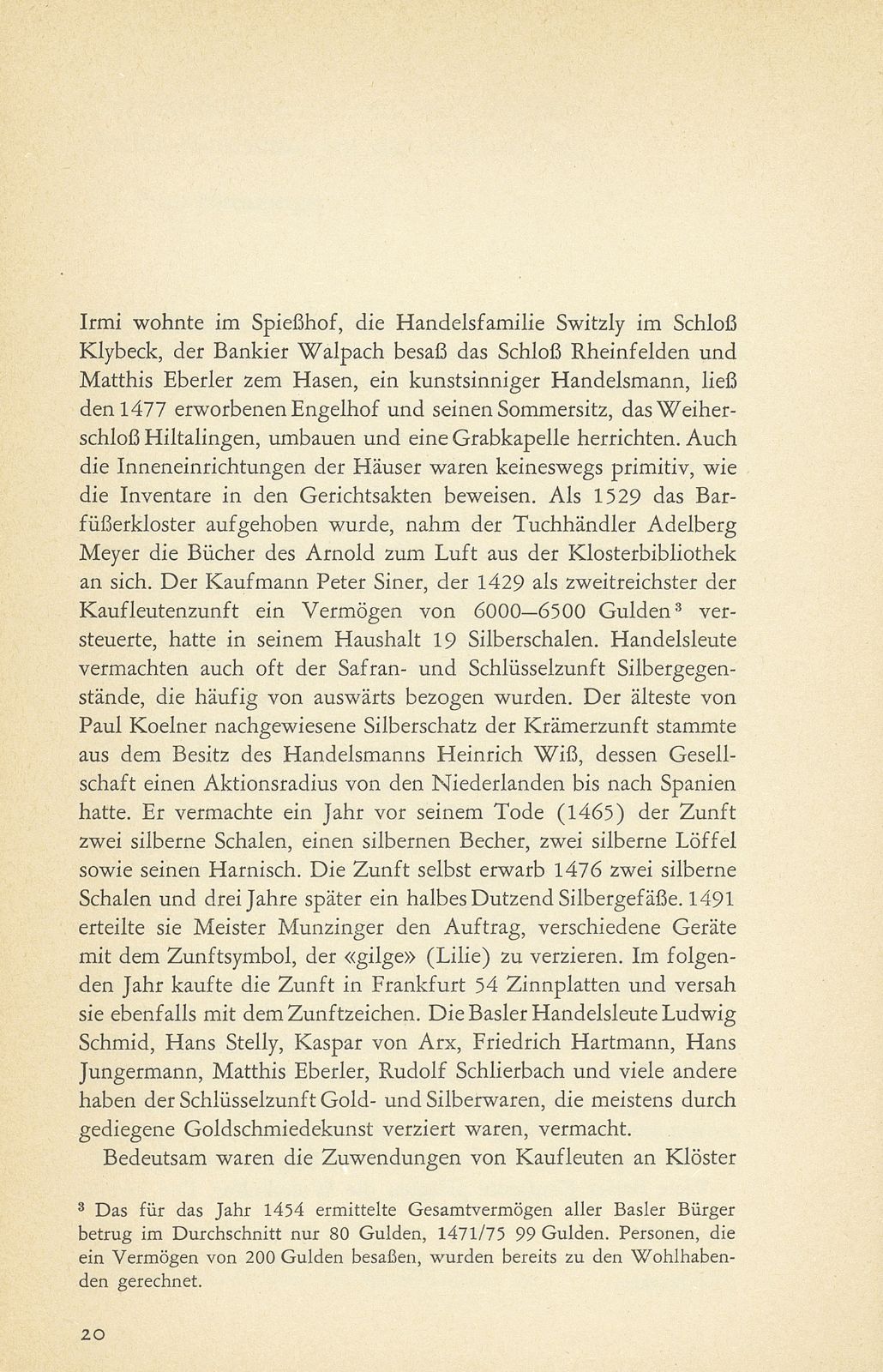 Der Einfluss der spätmittelalterlichen Basler Kaufleute auf das Kulturleben – Seite 3