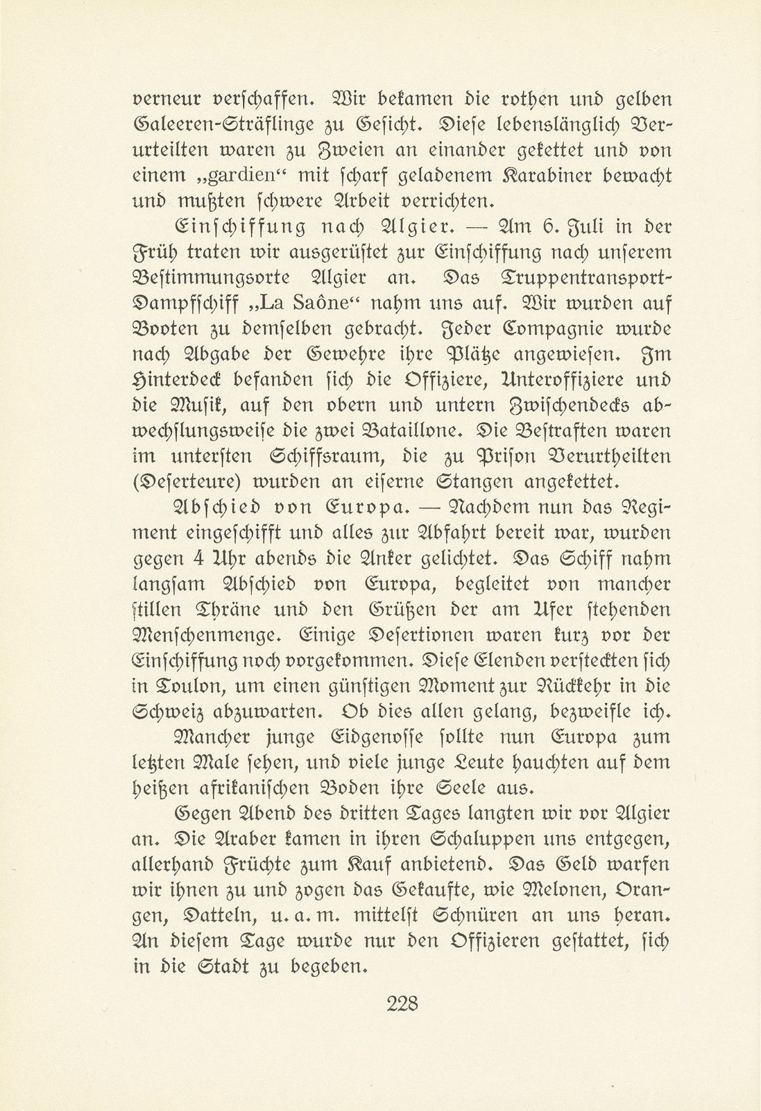 Emil Fischer-Miville als Unteroffizier in der französischen Fremdenlegion (1855-1858) – Seite 21