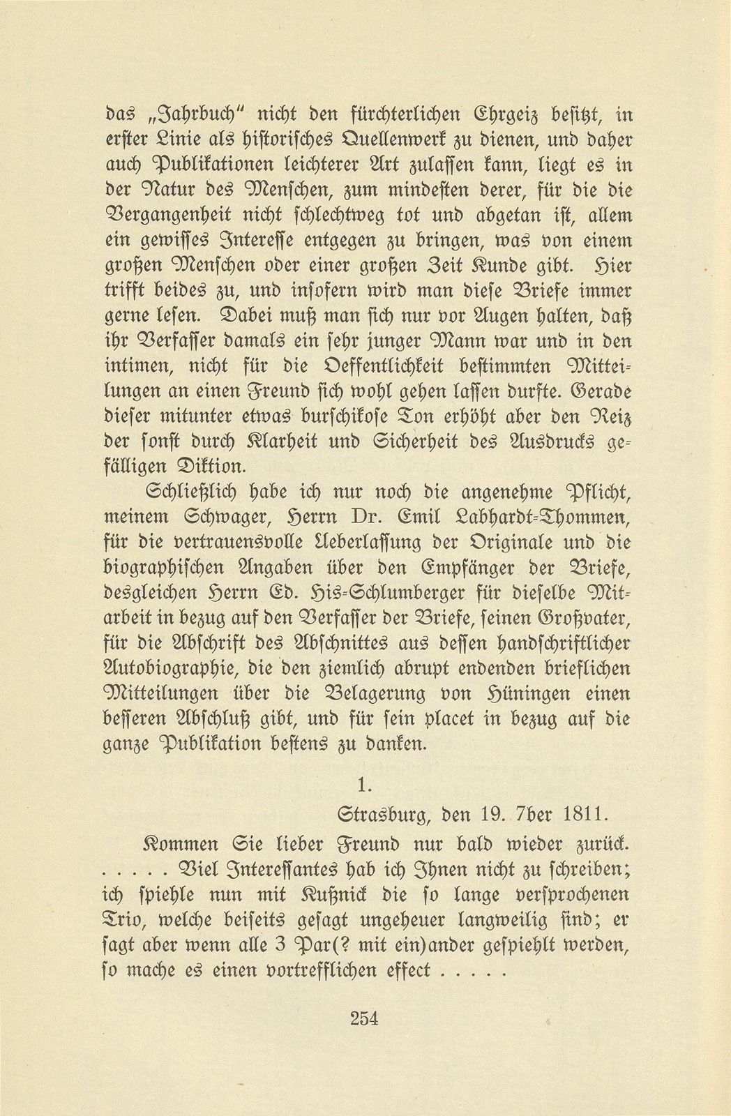 Aus den Briefen eines Baslers vor hundert Jahren [Ed. Ochs-His-La Roche] – Seite 6