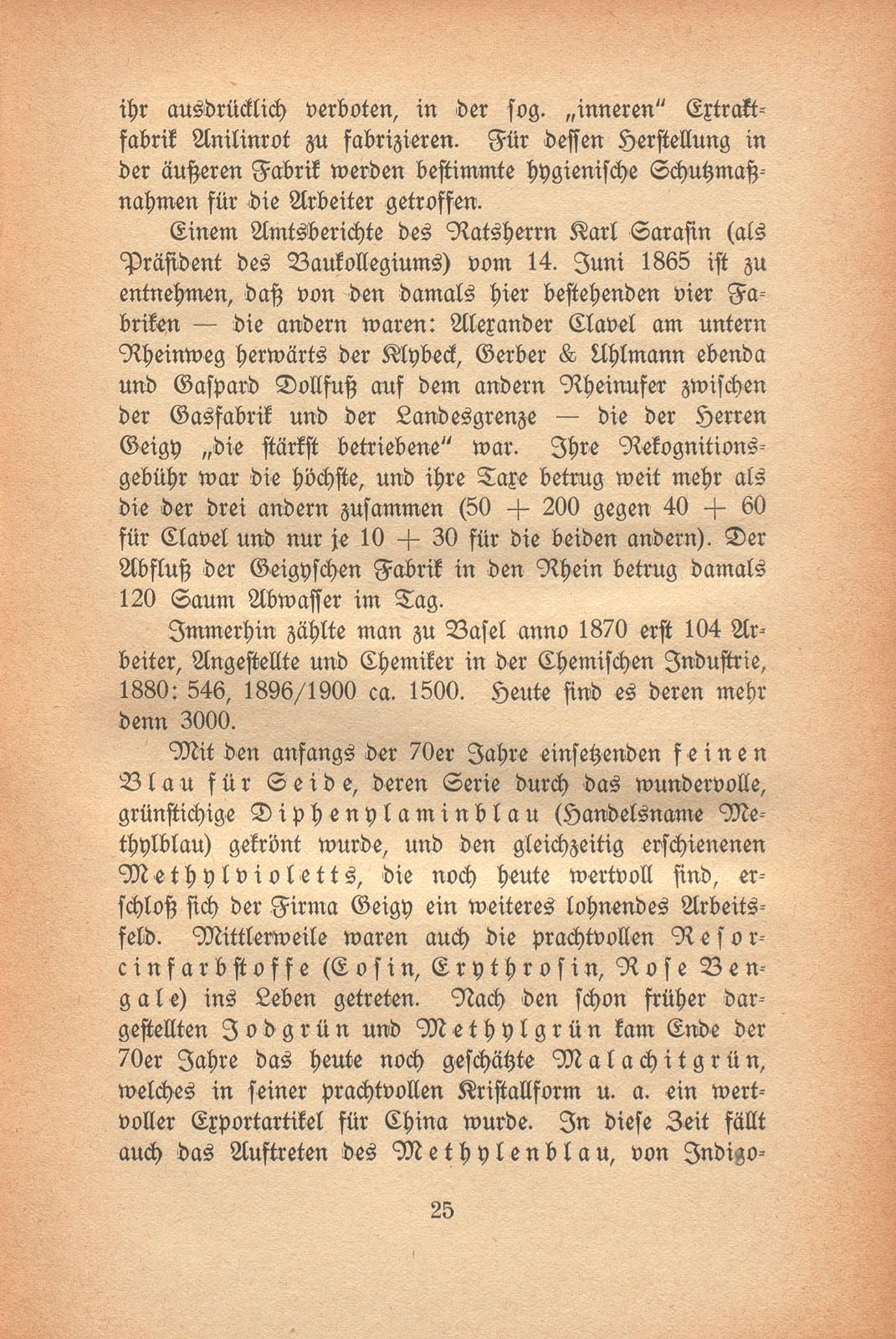 Johann Rudolf Geigy-Merian. 4. März 1830 bis 17. Februar 1917 – Seite 25