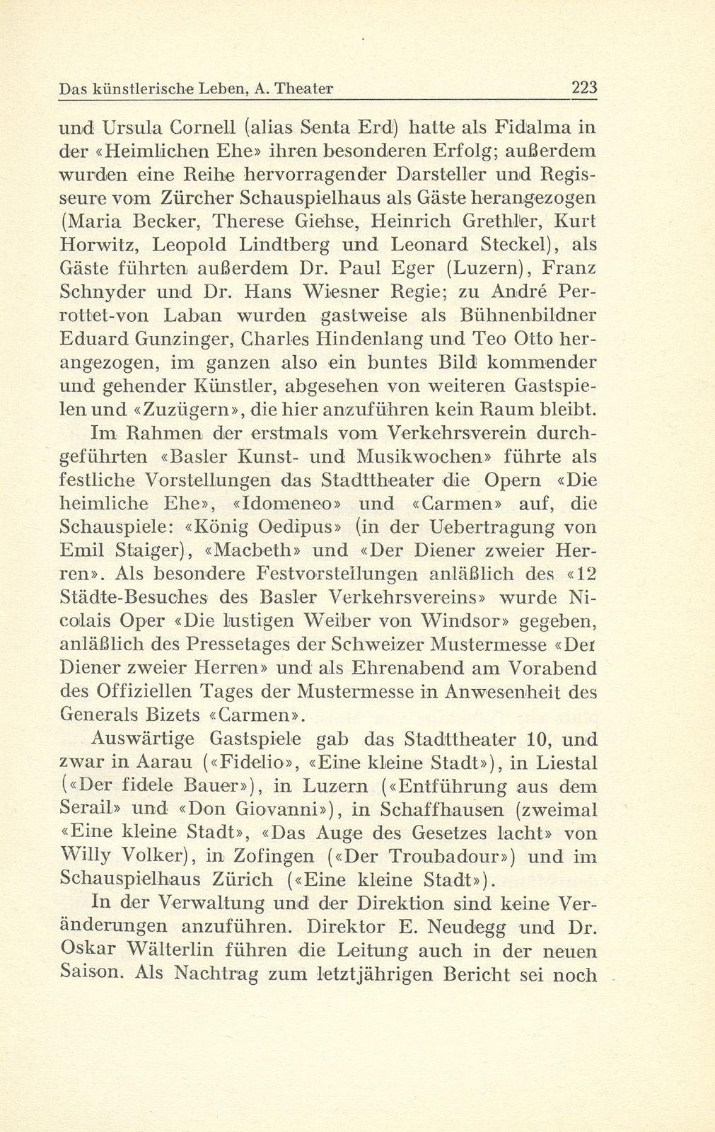 Das künstlerische Leben in Basel vom 1. Oktober 1942 bis 30. September 1943 – Seite 4