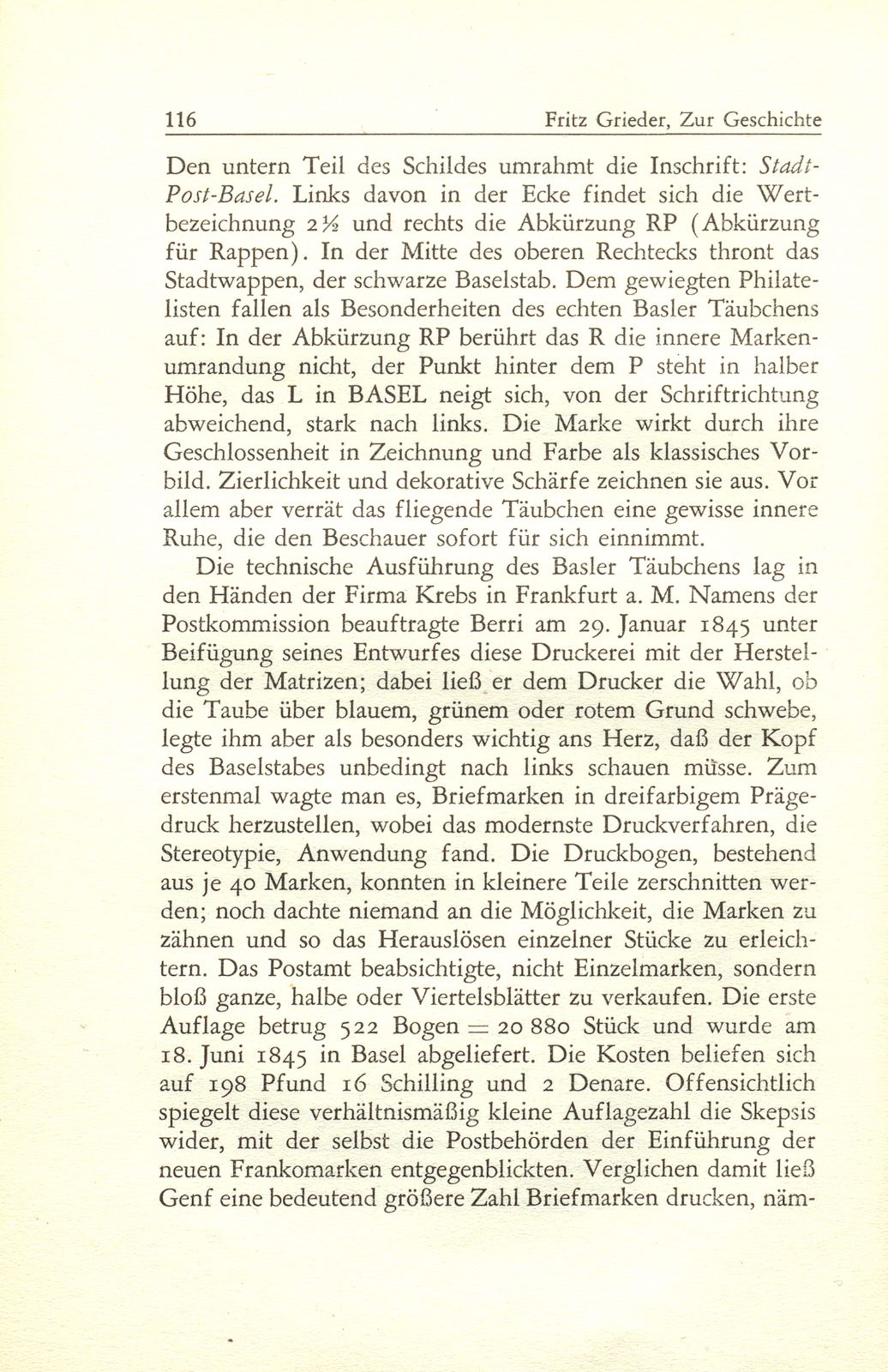 Zur Geschichte des Basler Täubchens – Seite 10