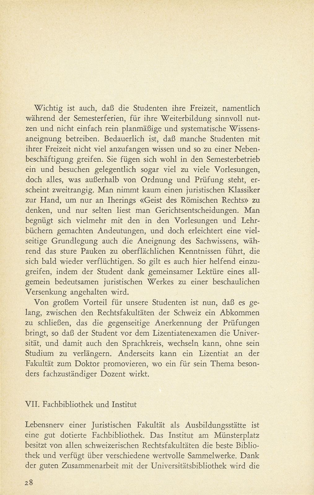 Die Juristische Fakultät der Universität Basel – Seite 13