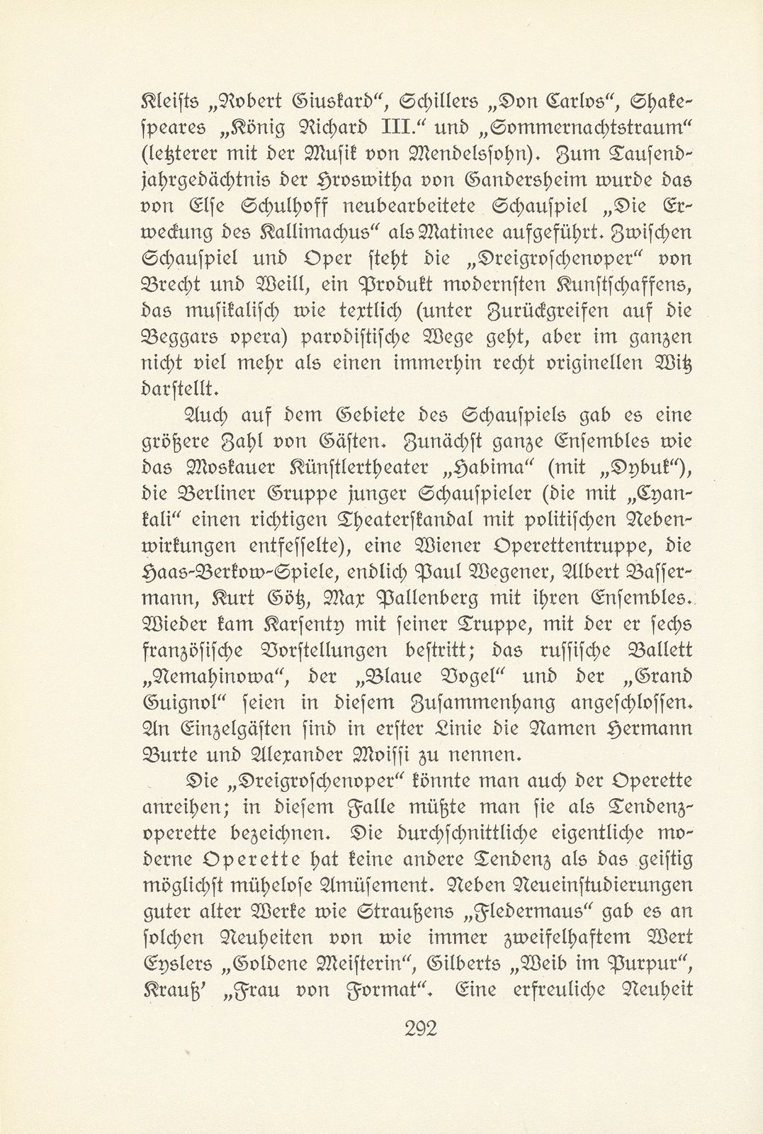 Das künstlerische Leben in Basel vom 1. Oktober 1929 bis 30. September 1930 – Seite 6