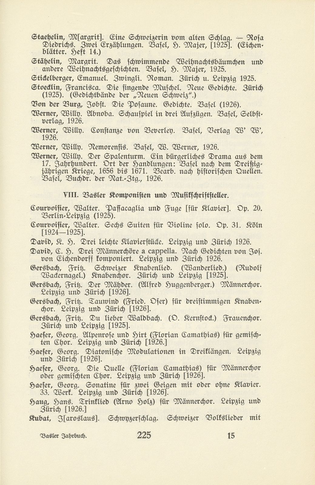 Basler Bibliographie 1926 – Seite 19