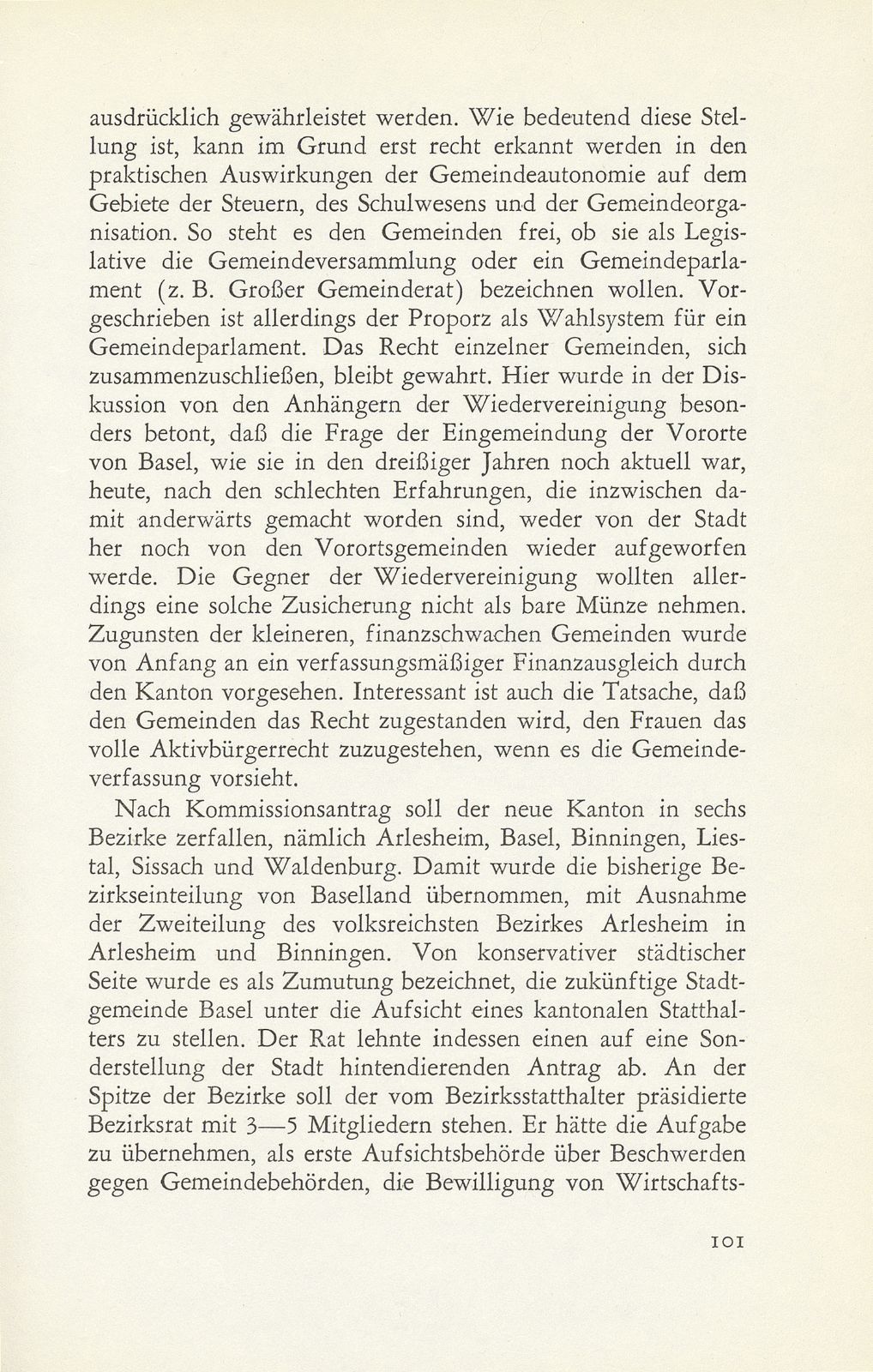 Die Grundlagen eines neuen Staates entstehen. (Zum Verfassungsentwurf und zu den Gesetzesdirektiven des zukünftigen Standes Basel.) – Seite 15