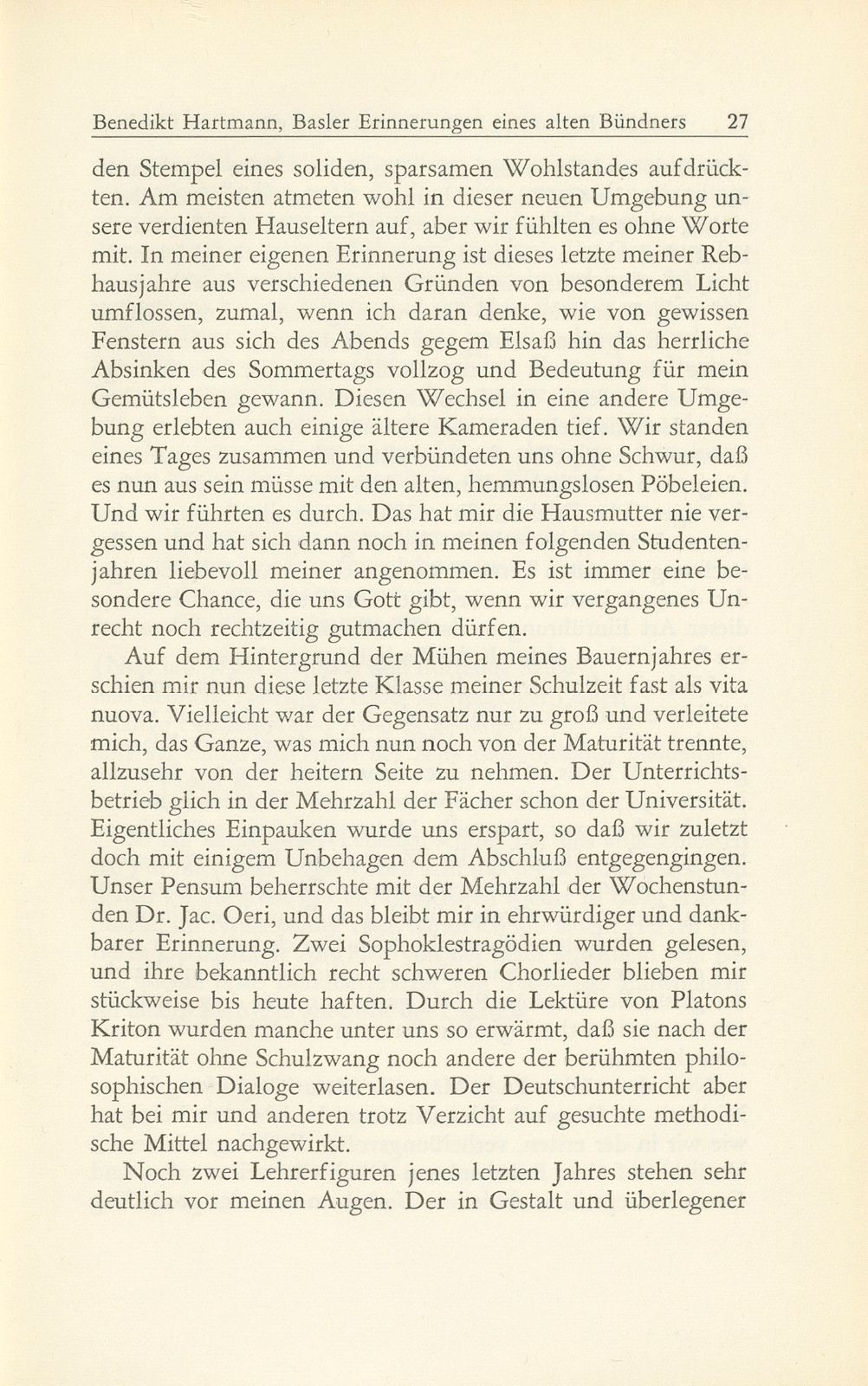 Basler Erinnerungen eines alten Bündners – Seite 14