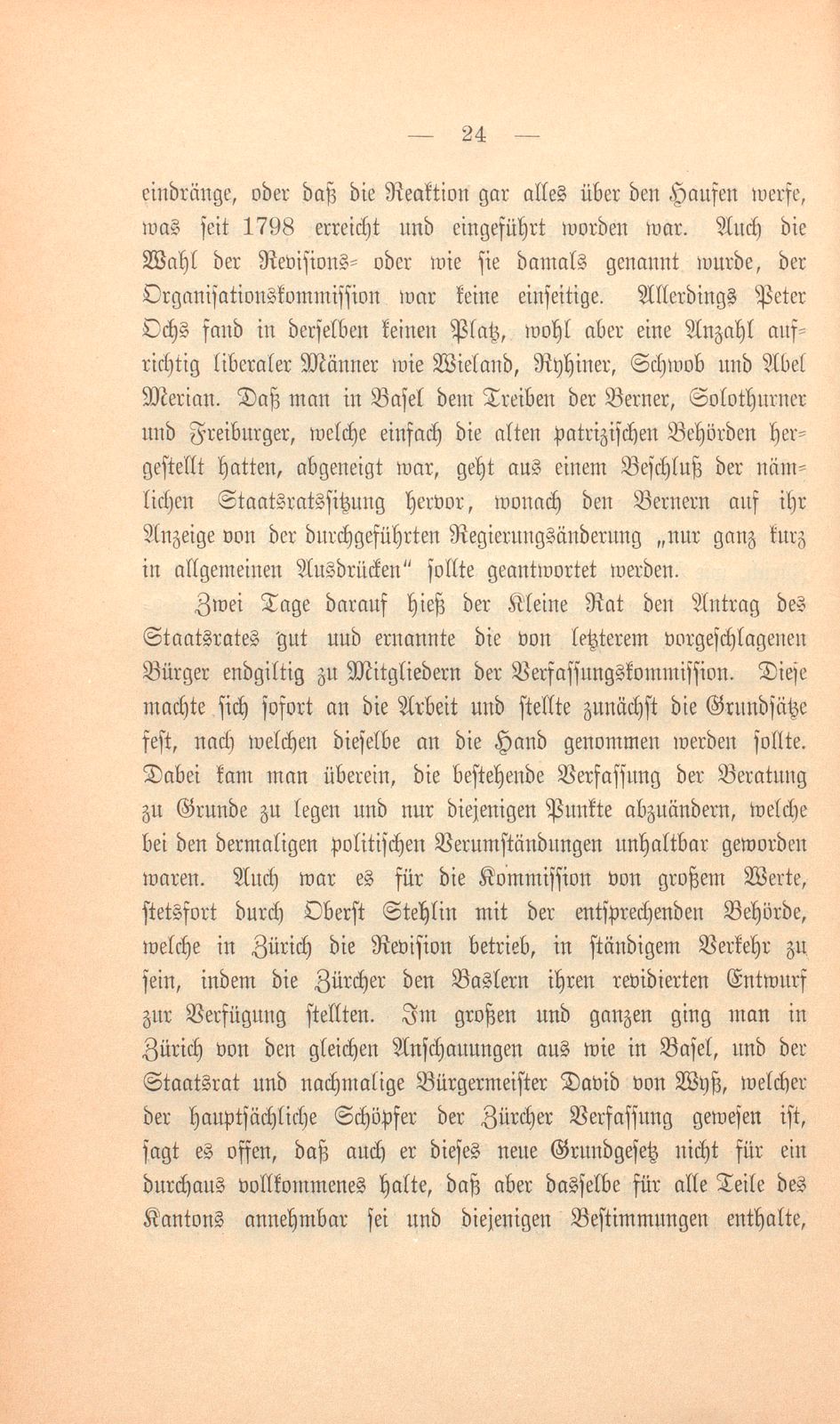 Zwei Basler Verfassungen aus dem Anfang unseres Jahrhunderts – Seite 24