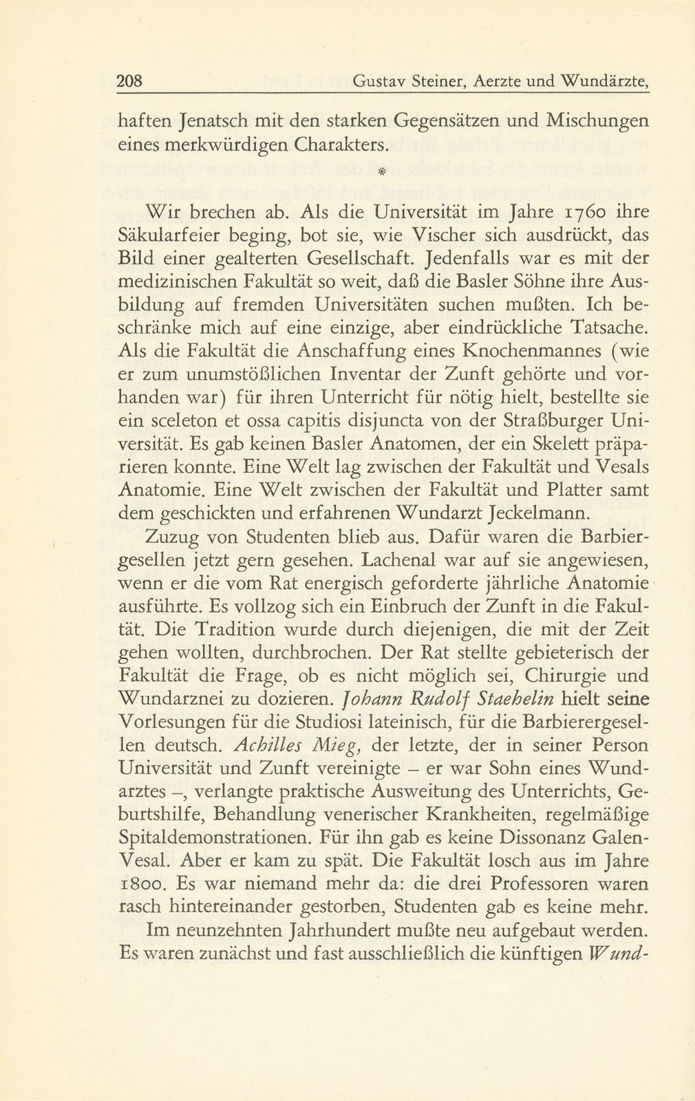 Ärzte und Wundärzte, Chirurgenzunft und medizinische Fakultät in Basel – Seite 32