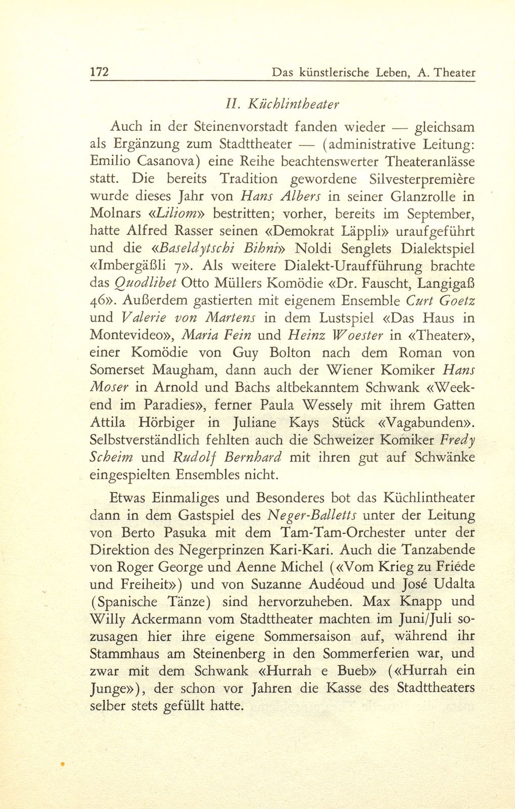 Das künstlerische Leben in Basel vom 1. Oktober 1947 bis 30. September 1948 – Seite 3