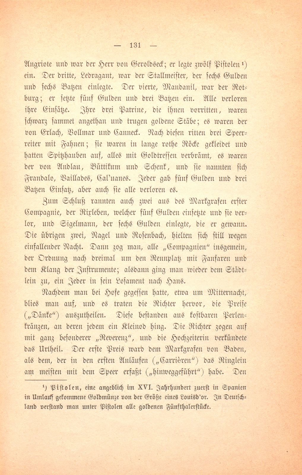 Felix Platters Schilderung der Reise des Markgrafen Georg Friedrich zu Baden und Hochberg – Seite 28