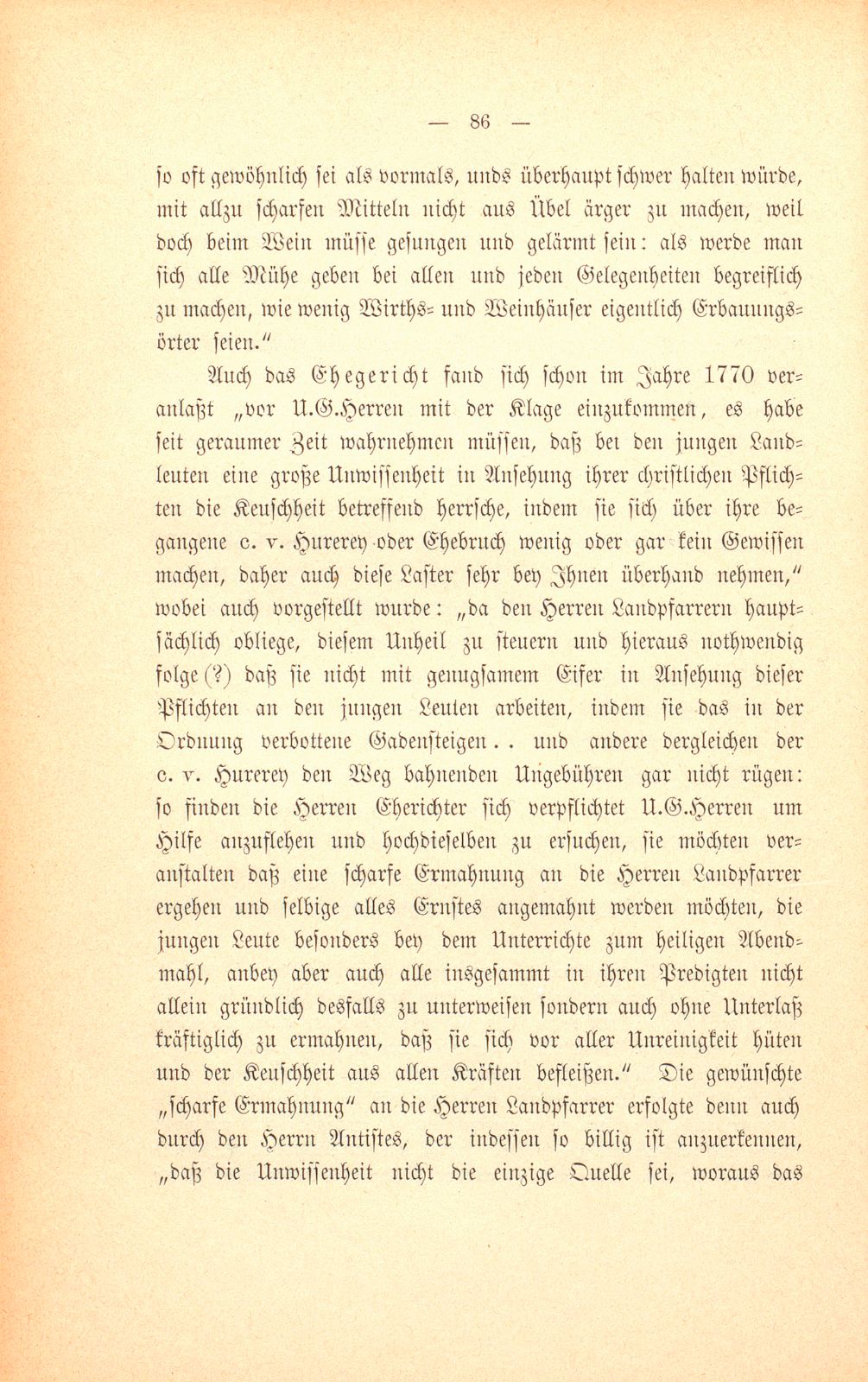 M. Johann Jakob Huber, weil. Pfarrer und Dekan in Sissach und seine Sammlungen zur Geschichte der Stadt und Landschaft Basel – Seite 12