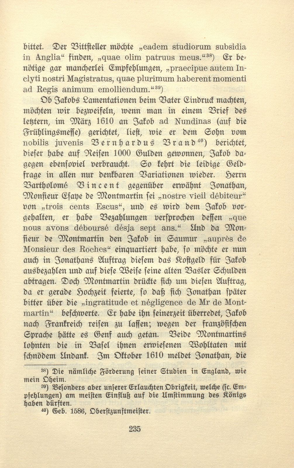 Aus den Wanderjahren eines Basler Studenten des 17. Jahrhunderts [Wolfgang Meyer] – Seite 27