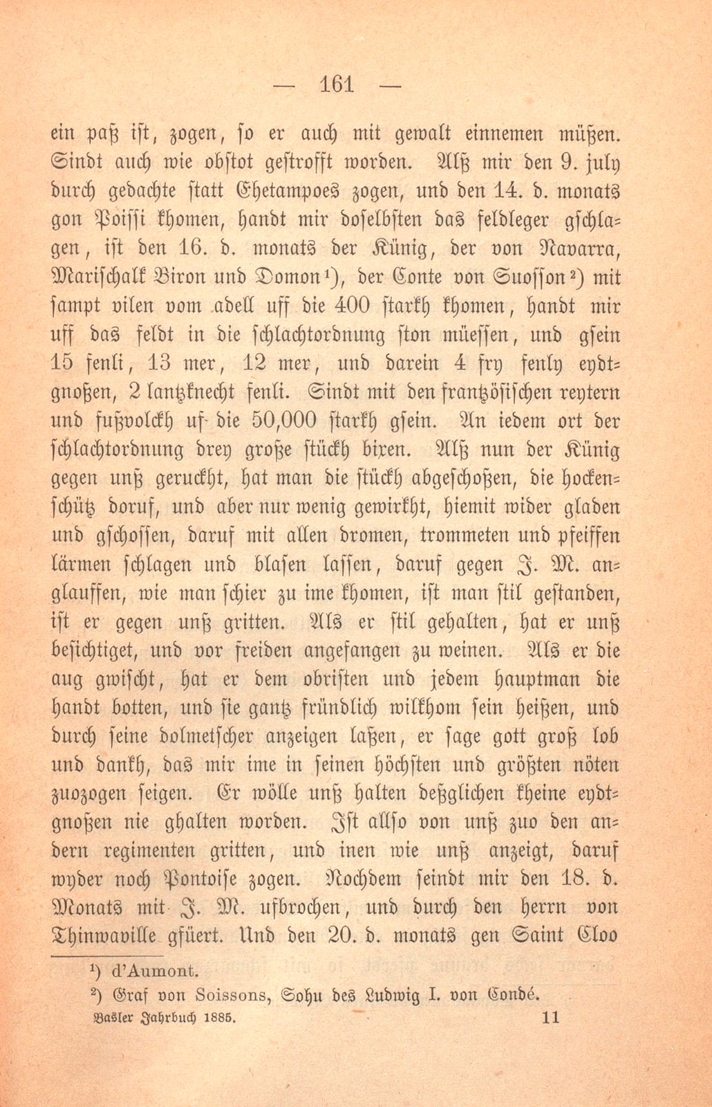 Schicksal einiger Basler Fähnlein in französischem Sold. (1589-1593.) – Seite 12