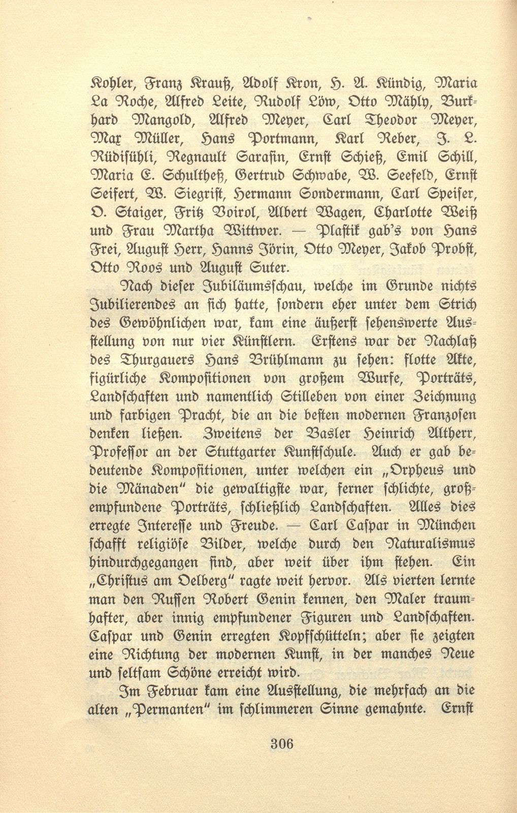 Das künstlerische Leben in Basel vom 1. November 1913 bis 31. Oktober 1914 – Seite 2