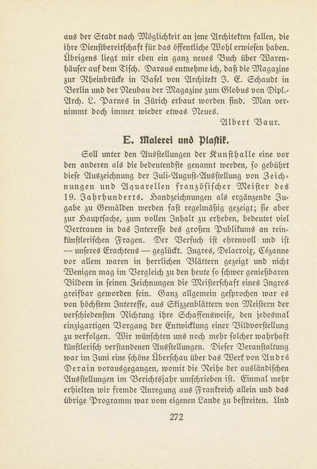 Das künstlerische Leben in Basel vom 1. Oktober 1934 bis 30. September 1935 – Seite 1