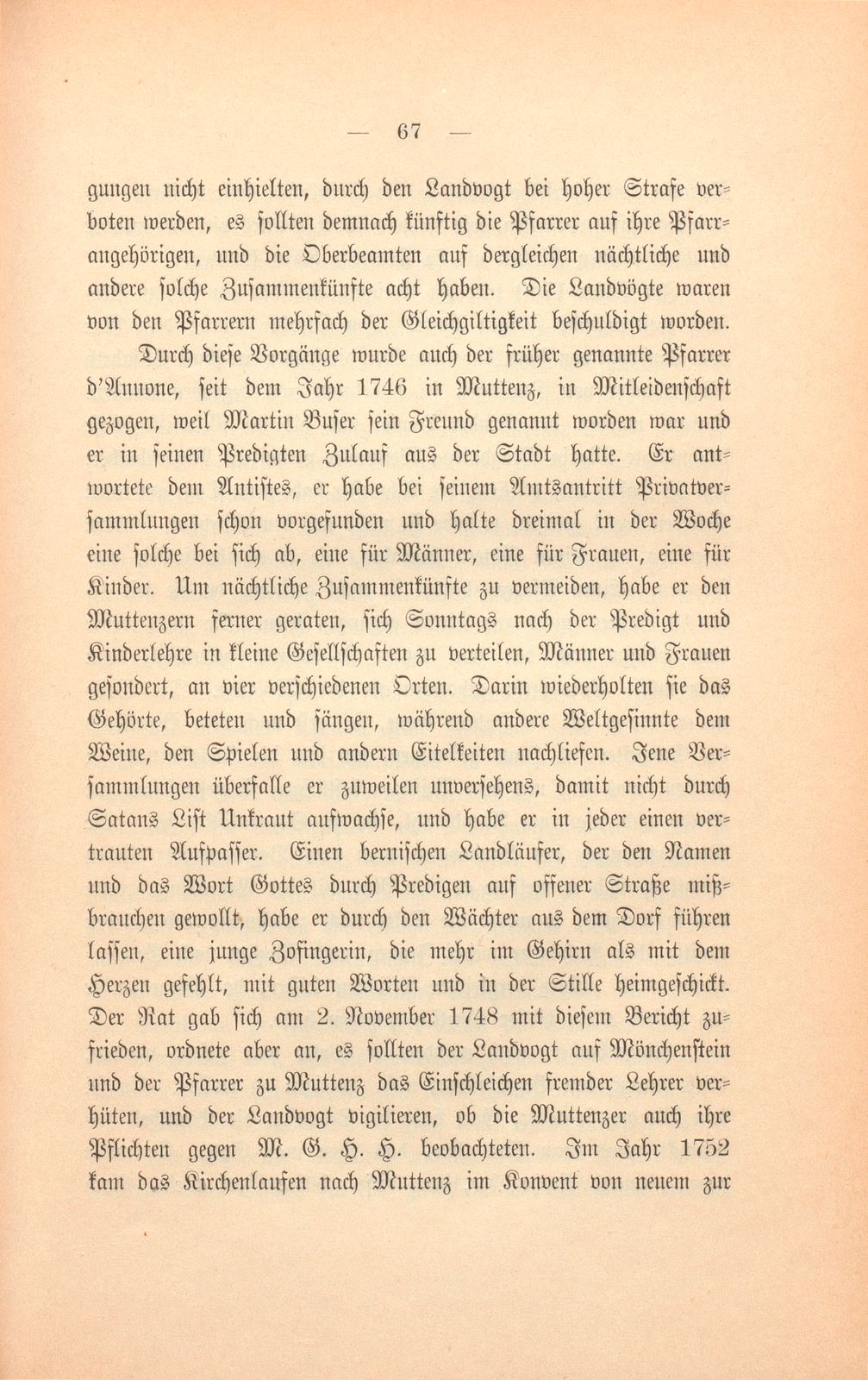 Die Basler Separatisten im achtzehnten Jahrhundert – Seite 14