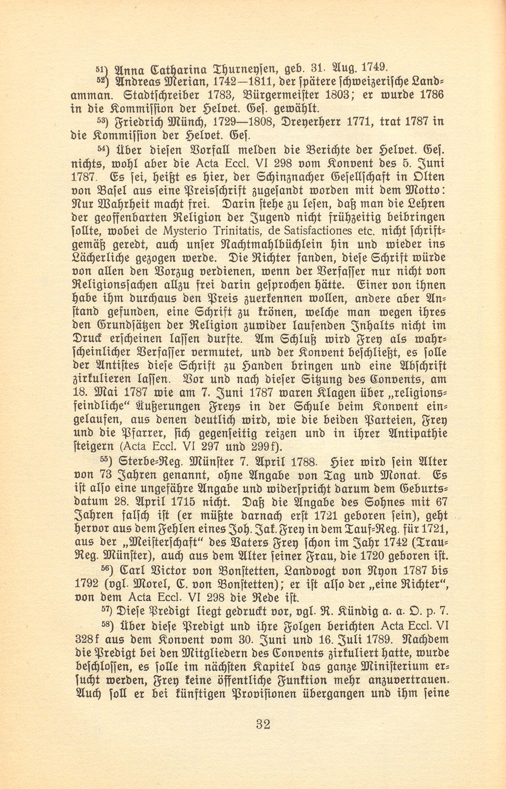 Aus den Papieren eines Pietisten und Aufklärers. [Joh. Frey] – Seite 32