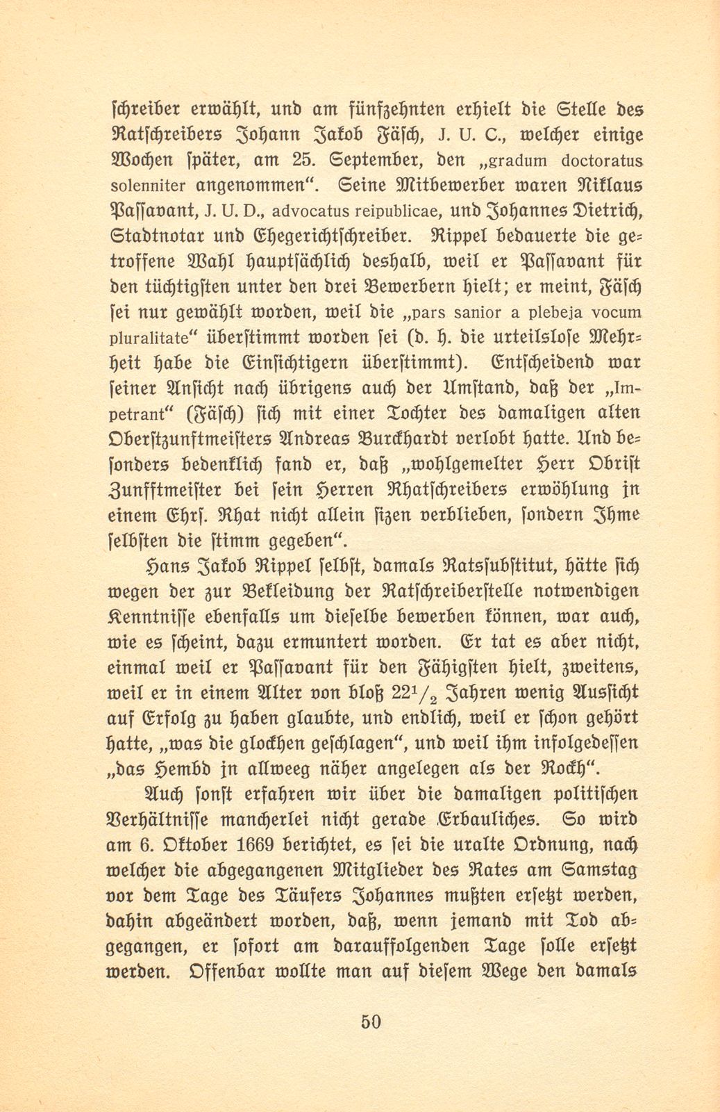 Basler Aufzeichnungen des siebenzehnten Jahrhunderts [Hans Jakob Rippel] – Seite 16