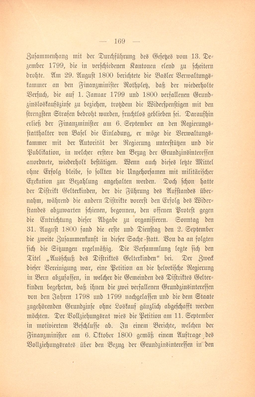 Der Bodenzinssturm in der Landschaft Basel. Oktober 1800 – Seite 5