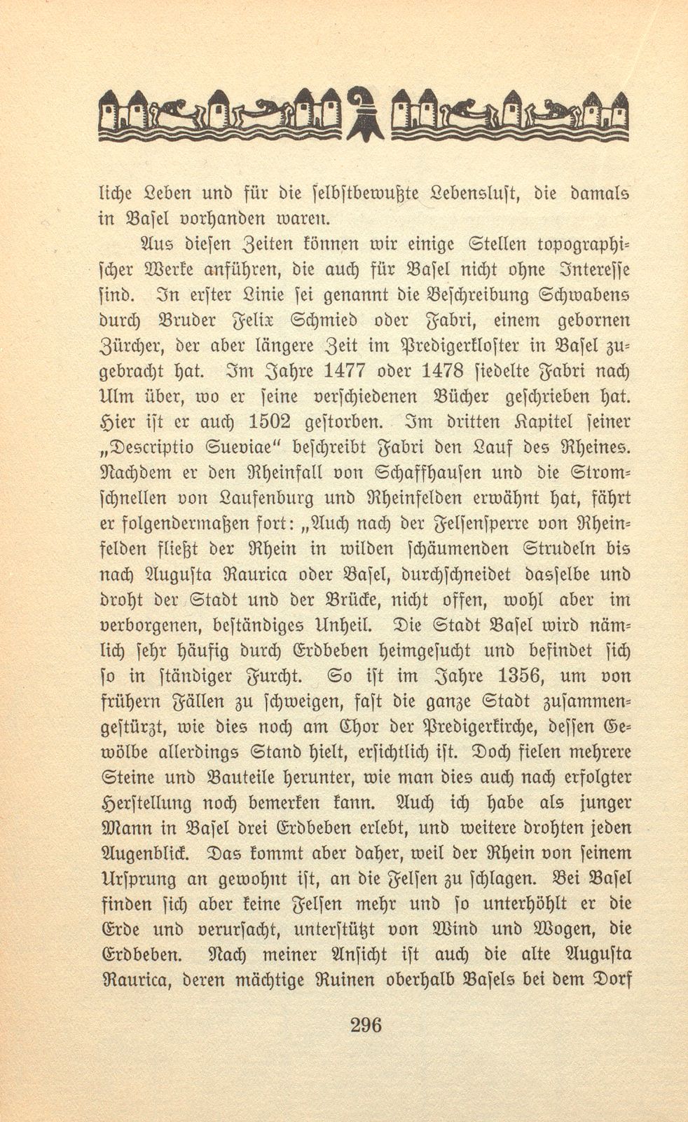 Beschreibungen der Stadt Basel aus dem 15. und 16. Jahrhundert – Seite 13