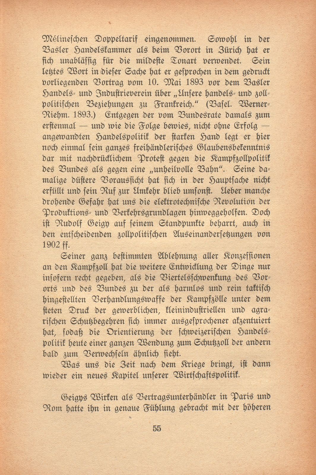 Johann Rudolf Geigy-Merian. 4. März 1830 bis 17. Februar 1917 – Seite 55