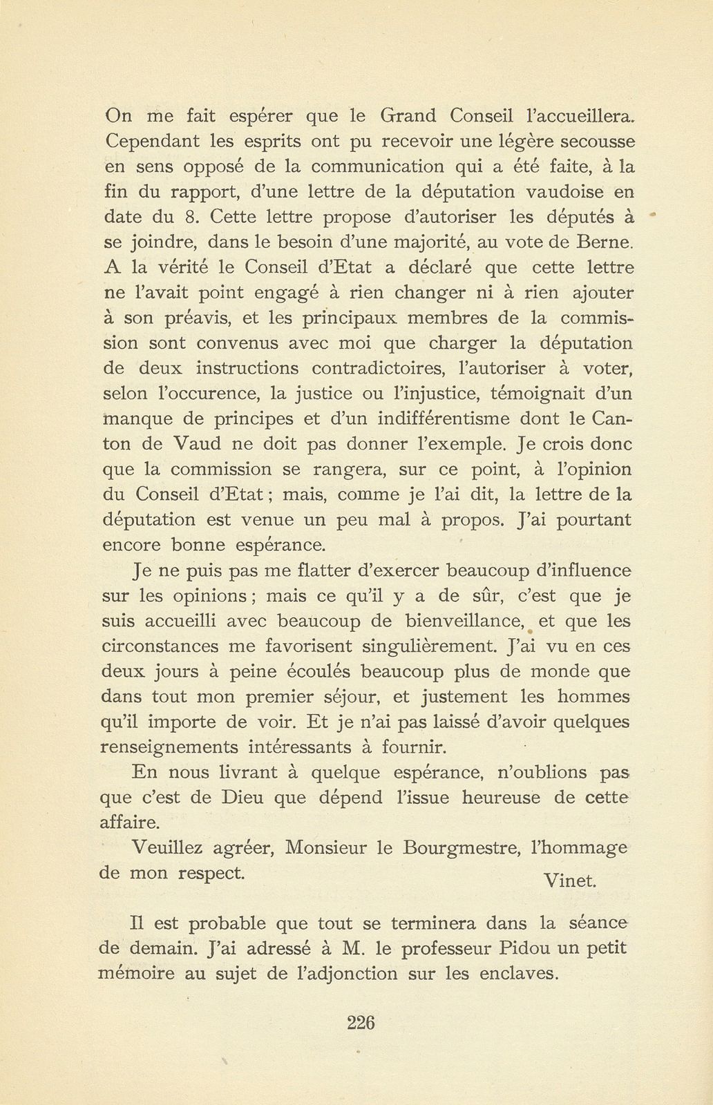 Alexandre Vinet en mission politique – Seite 41