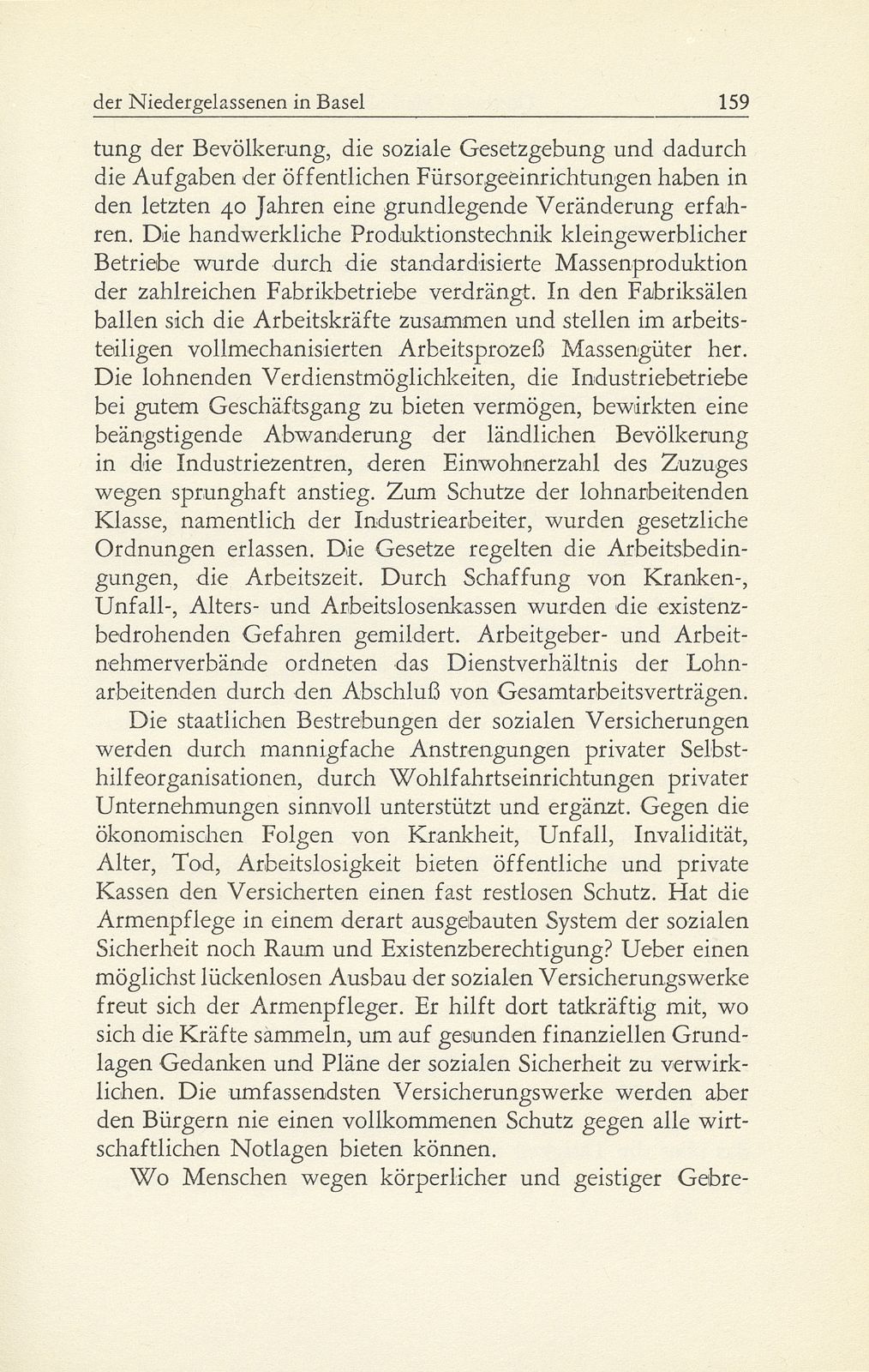 Die öffentliche Armenfürsorge der Niedergelassenen in Basel – Seite 18