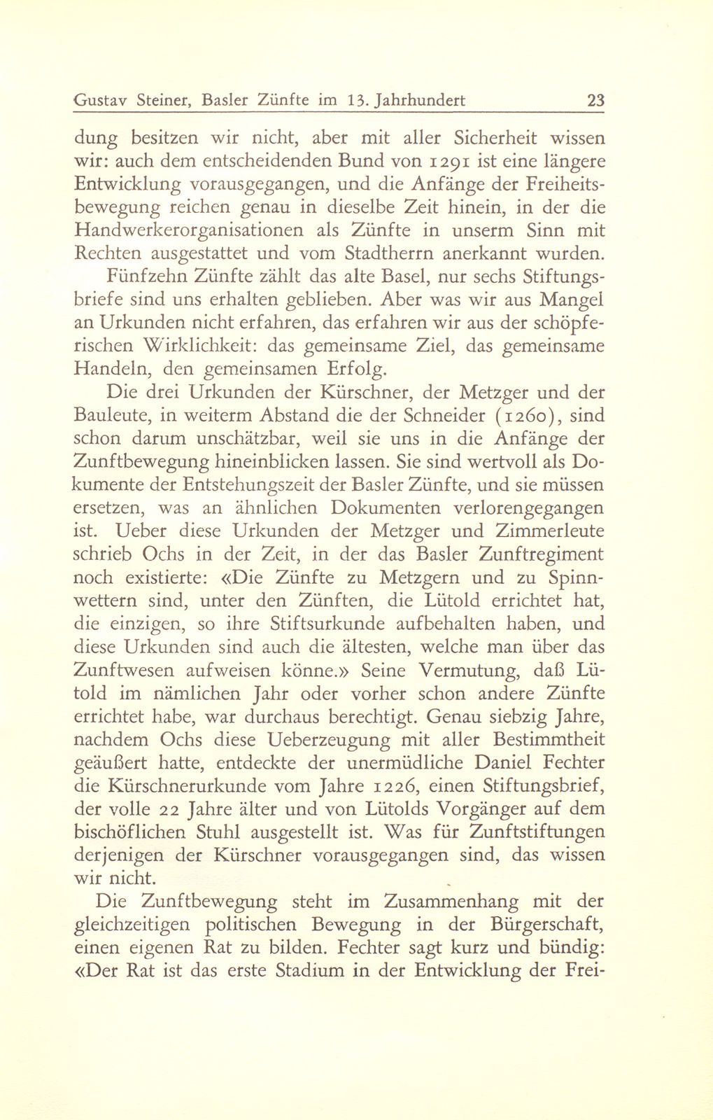 Entstehung und Charakter der Basler Zünfte im 13. Jahrhundert – Seite 7