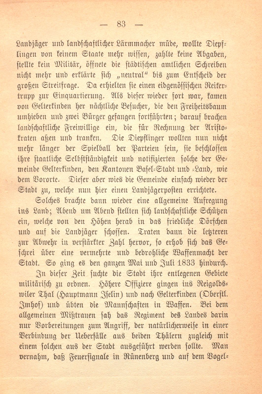 Der dritte August 1833. Mit einer Situationskarte – Seite 6