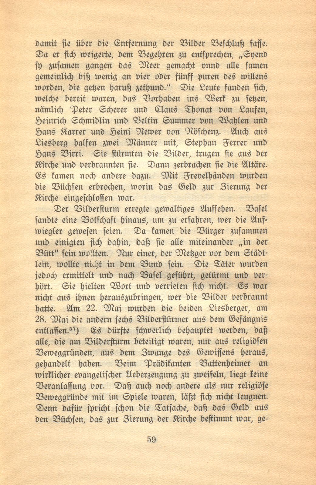 Die Reformation im baslerisch-bischöflichen Laufen – Seite 23