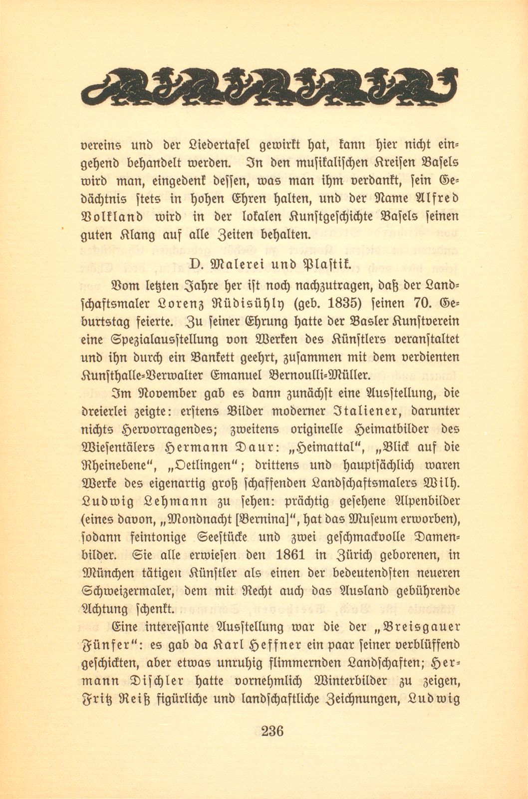 Das künstlerische Leben in Basel vom 1. November 1904 bis 31. Oktober 1905 – Seite 6