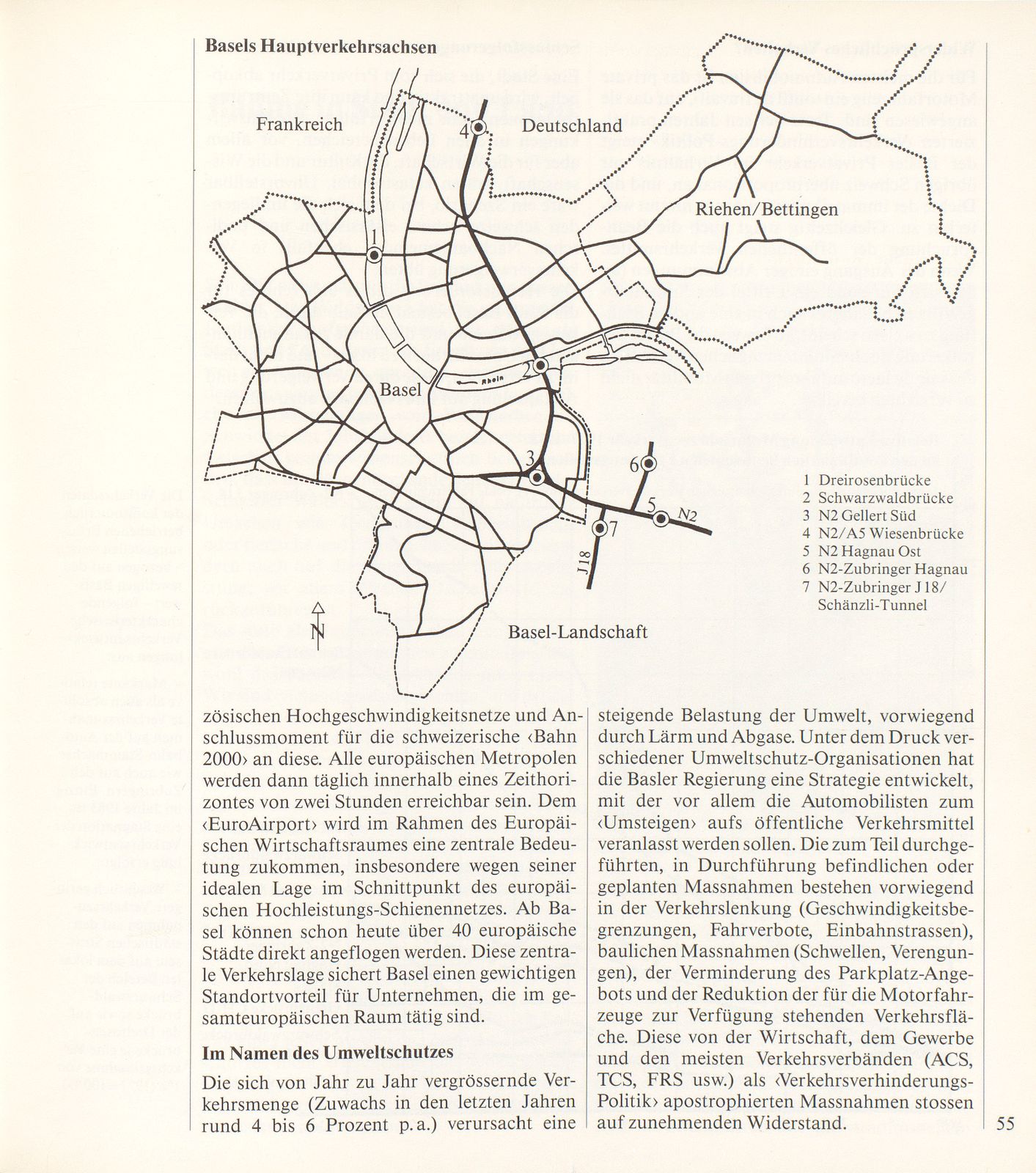 Strassen in Basel. Verkehr verbindet – Seite 4