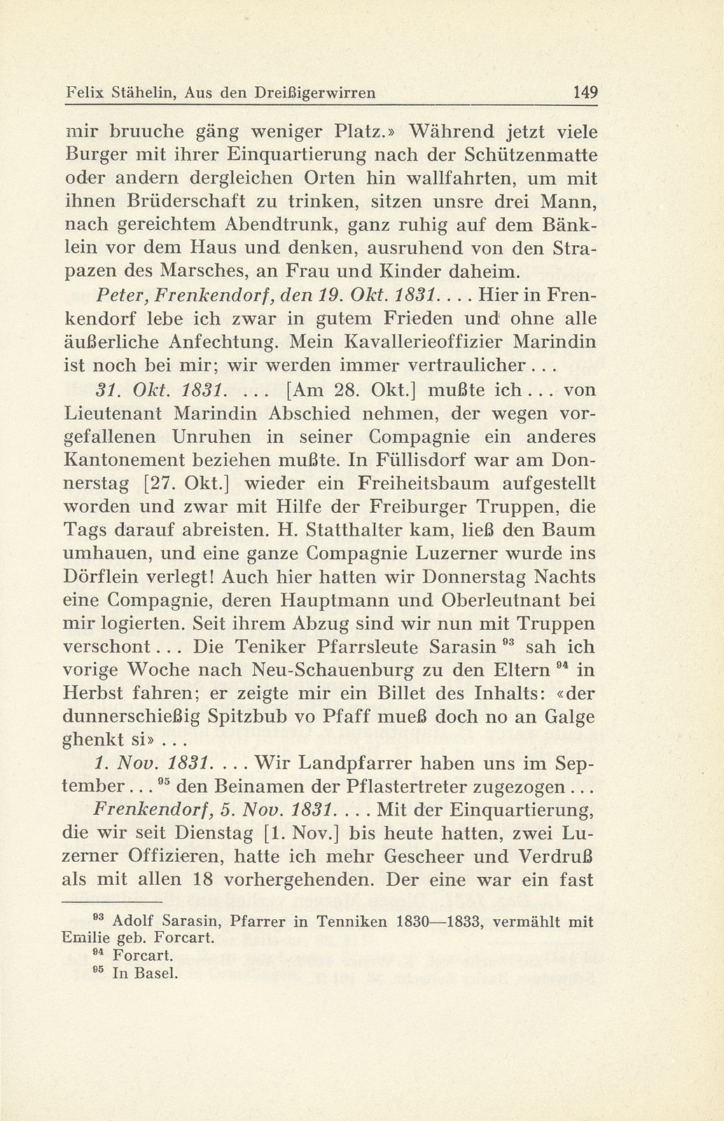 Erlebnisse und Bekenntnisse aus der Zeit der Dreissigerwirren [Gebrüder Stähelin] – Seite 47