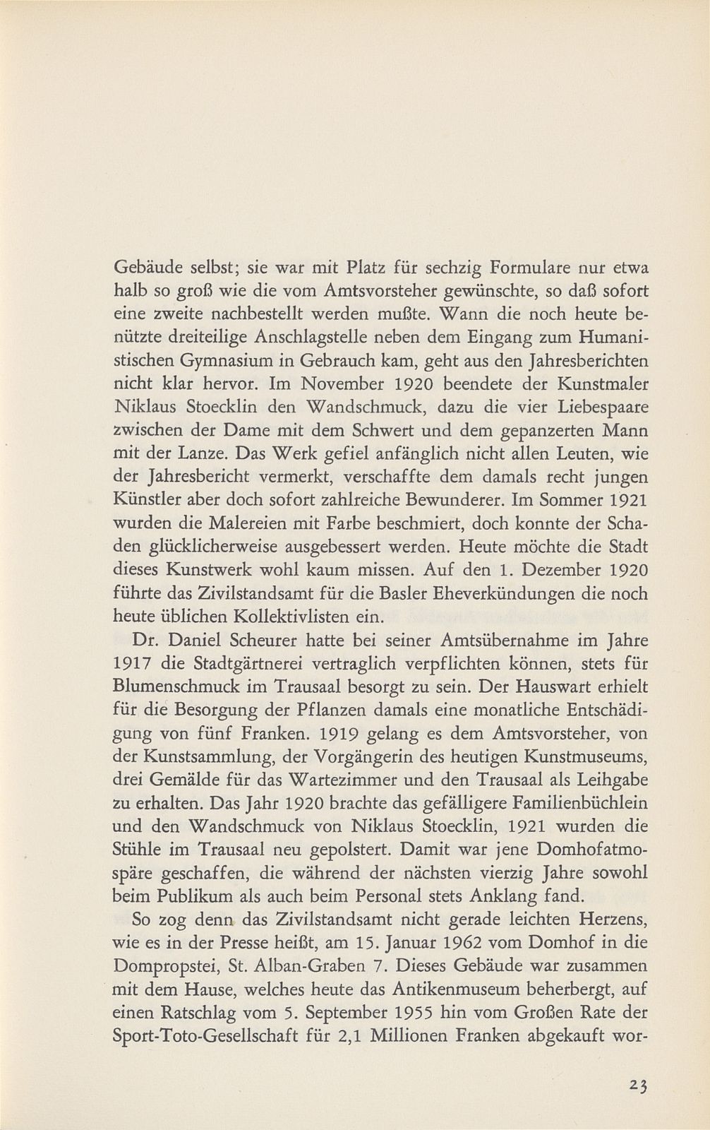 100 Jahre Ziviltrauung in Basel (19. September 1972) – Seite 19