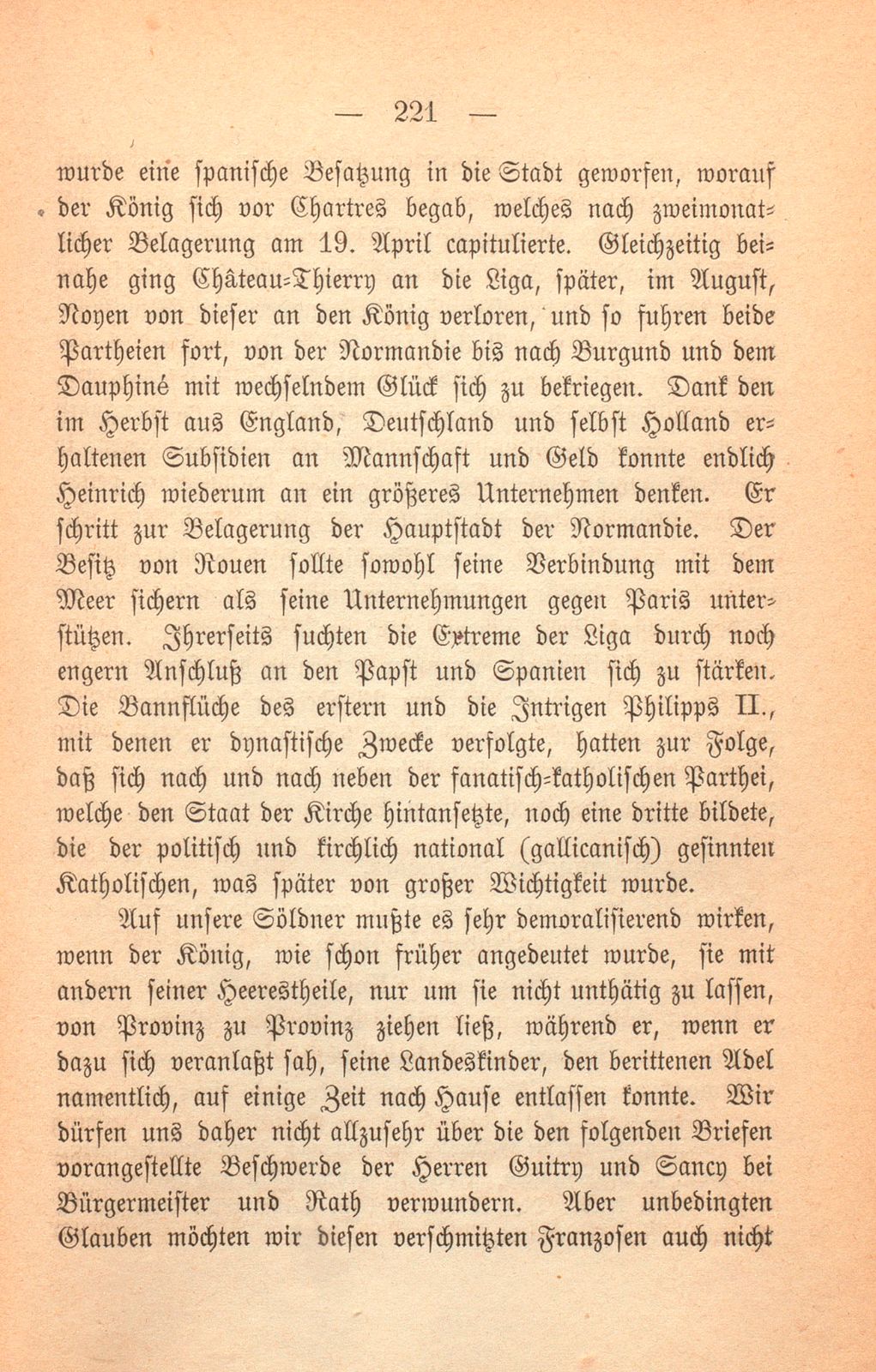 Schicksal einiger Basler Fähnlein in französischem Sold. (1589-1593.) – Seite 70