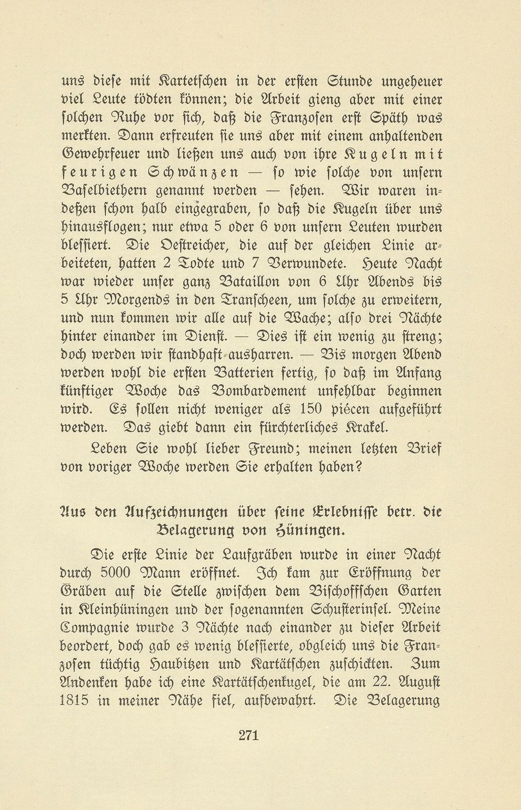 Aus den Briefen eines Baslers vor hundert Jahren [Ed. Ochs-His-La Roche] – Seite 23