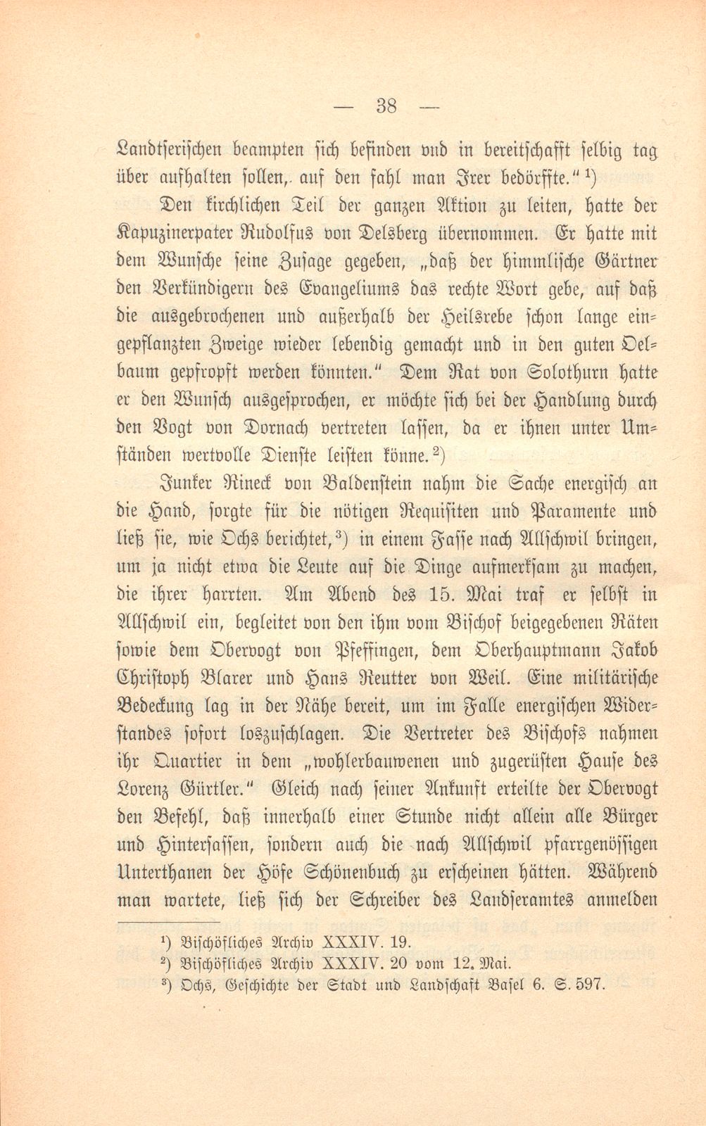 Der Abschluss der Gegenreformation im Birseck – Seite 13