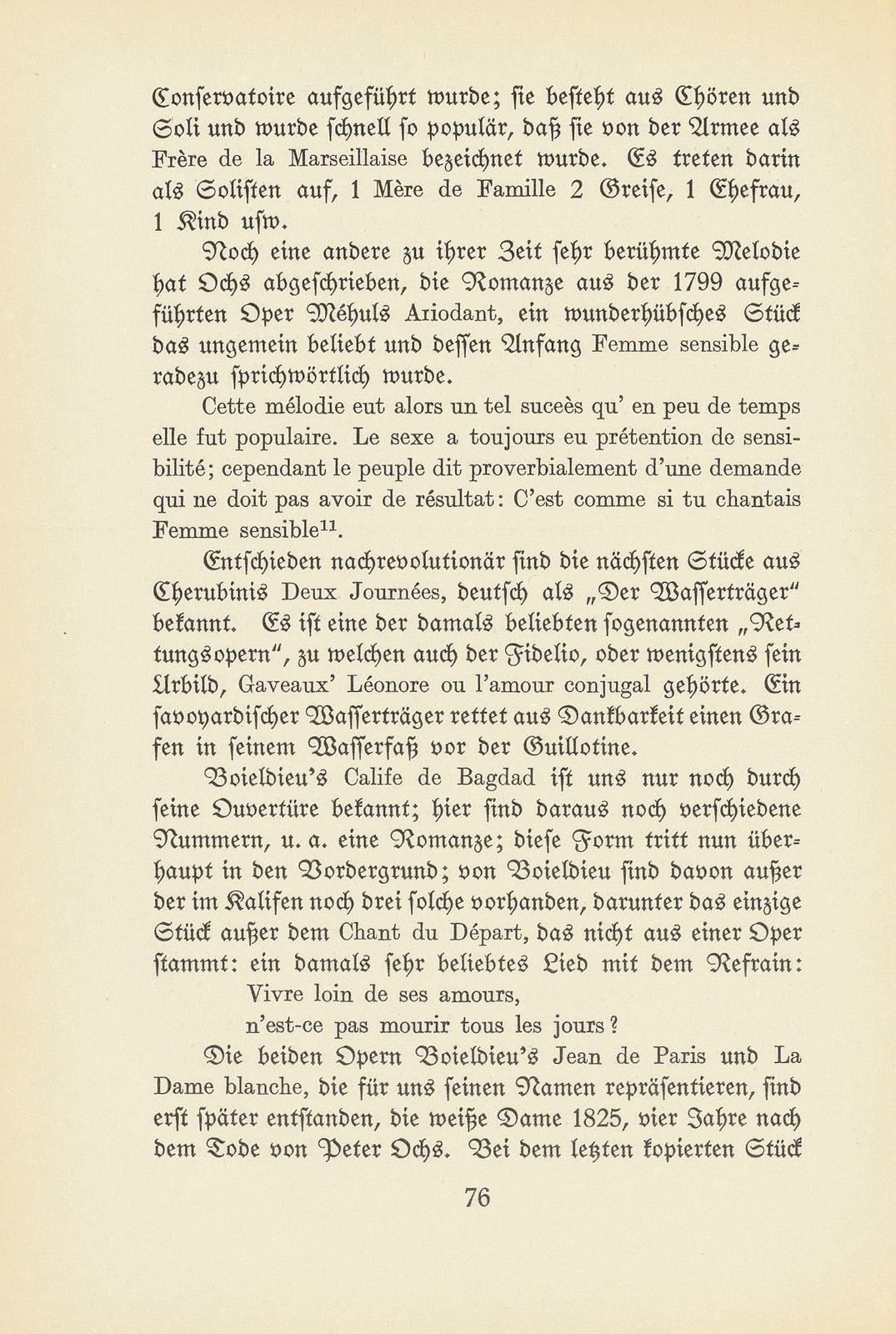 Ein handschriftliches Notenbuch aus dem Nachlass von Peter Ochs – Seite 9