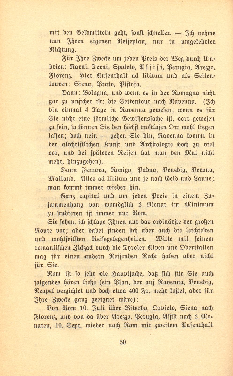 Briefe Jakob Burckhardts an Salomon Vögelin – Seite 8