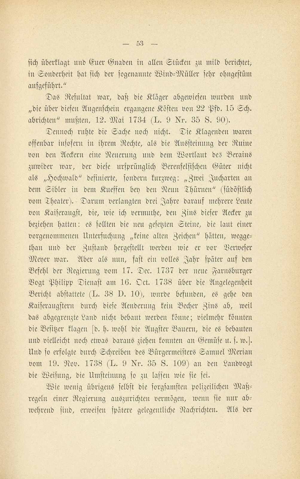 Zerstörung und Erhaltung der römischen Ruinen zu Augst – Seite 18