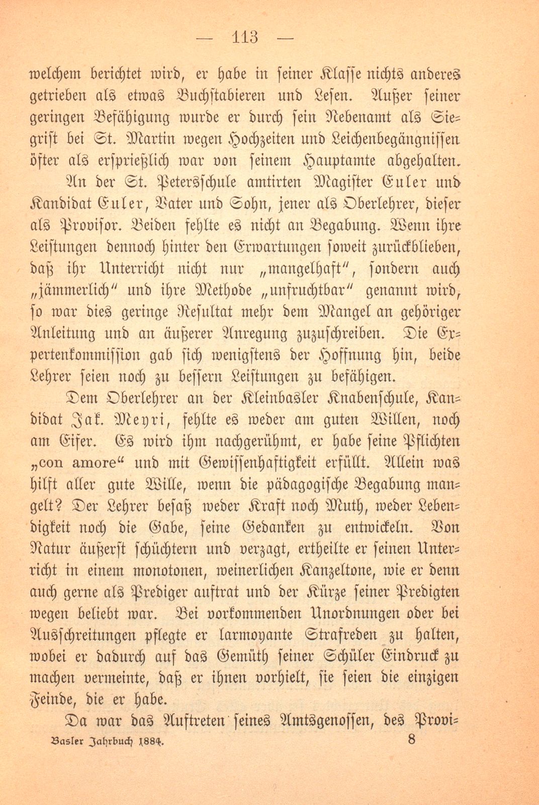 Die Gemeindeschulen der Stadt Basel in den Jahren 1817-1822 – Seite 10