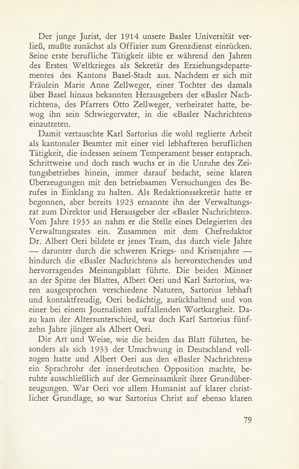 Dr. iur. Karl Sartorius-Zellweger (1890-1965) – Seite 2