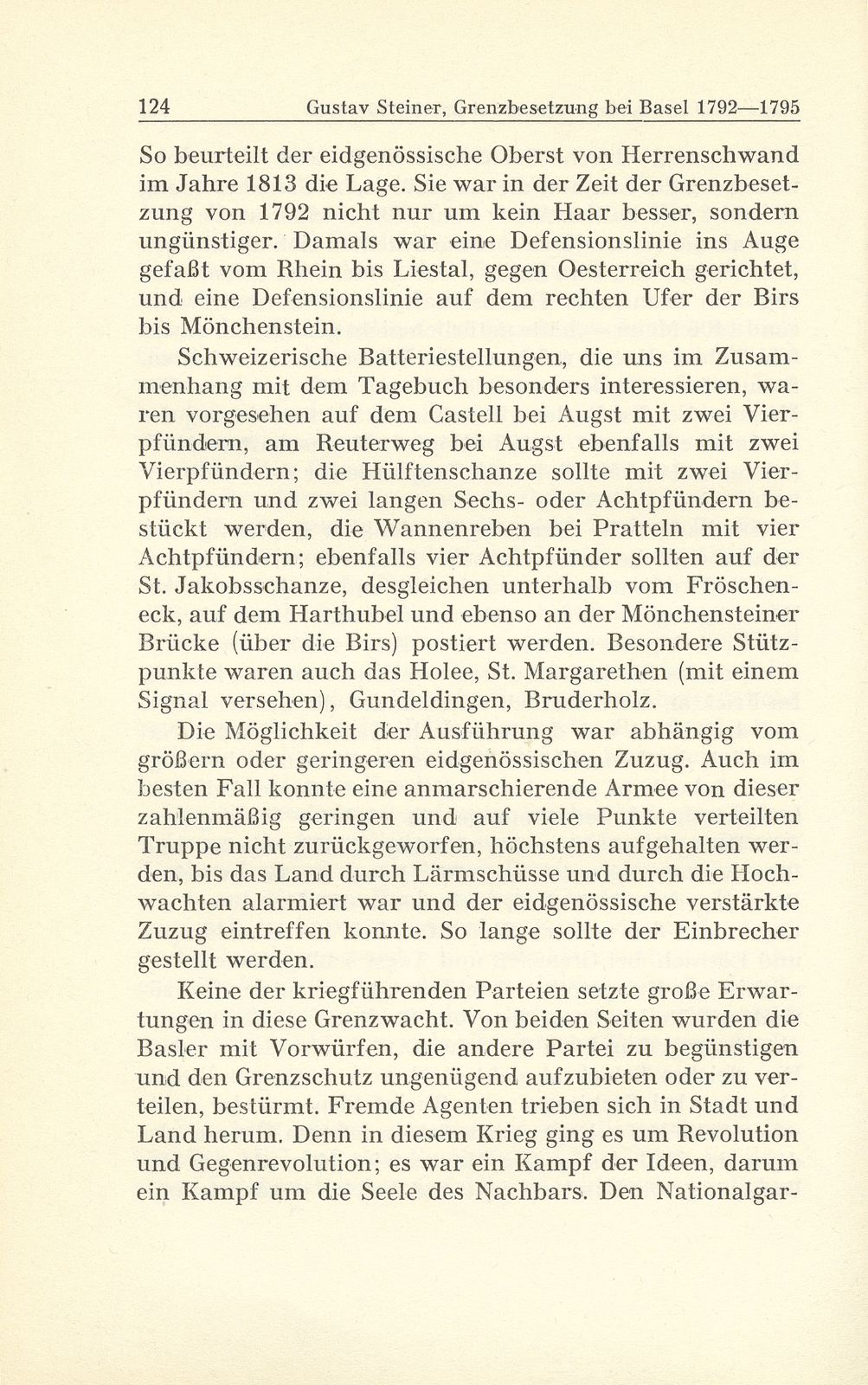 Grenzbesetzung bei Basel im Revolutionskrieg 1792-1795 – Seite 23