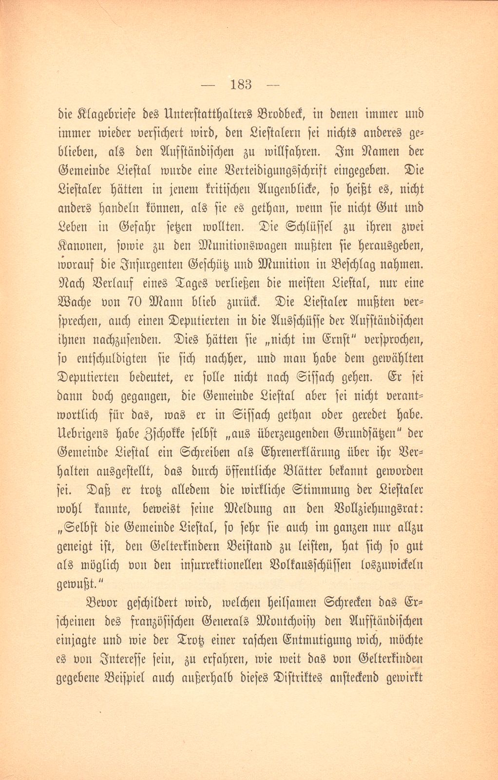 Der Bodenzinssturm in der Landschaft Basel. Oktober 1800 – Seite 19