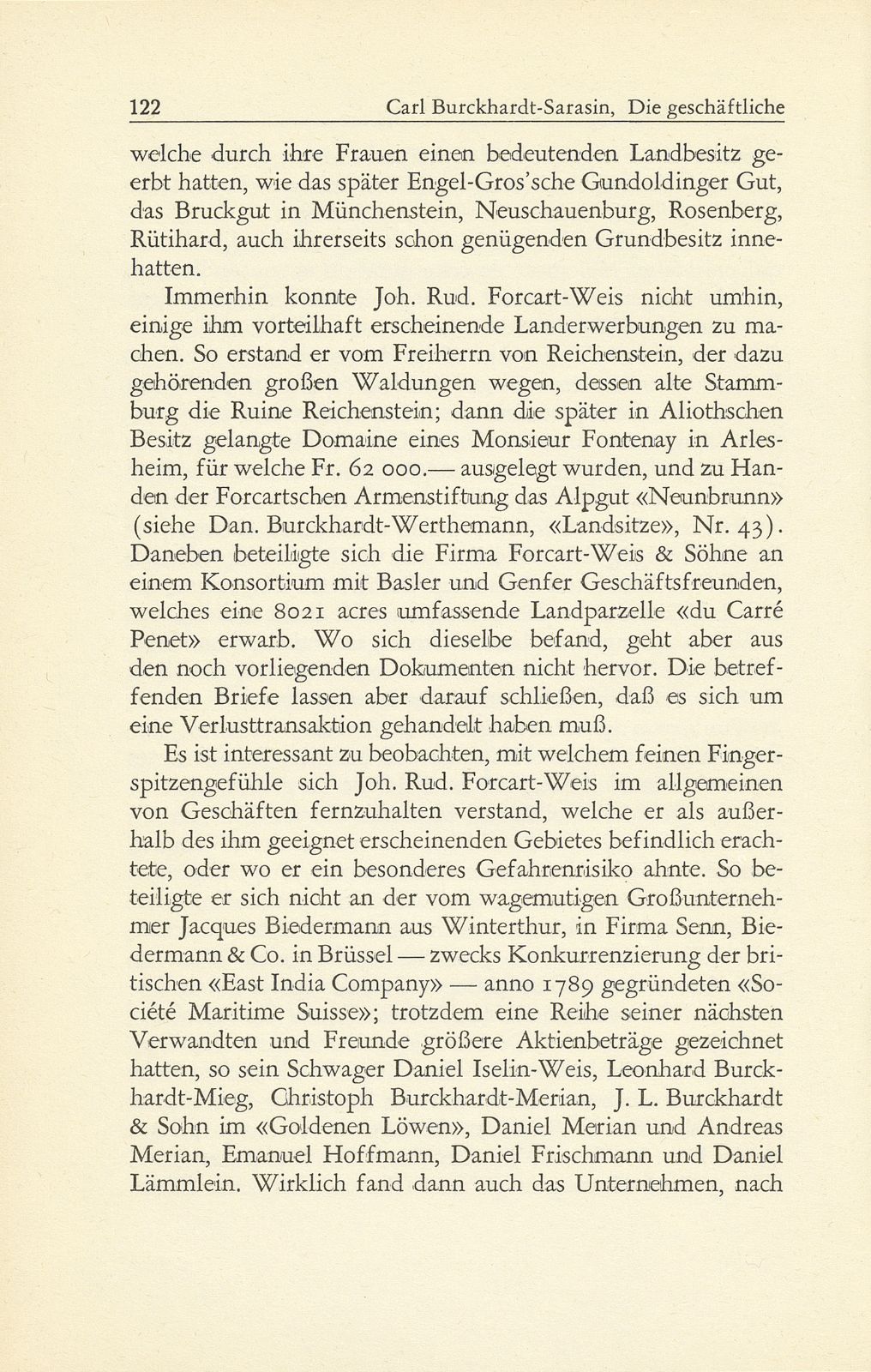 Die geschäftliche Tätigkeit von Johann Rudolf Forcart-Weis 1749-1834 – Seite 21