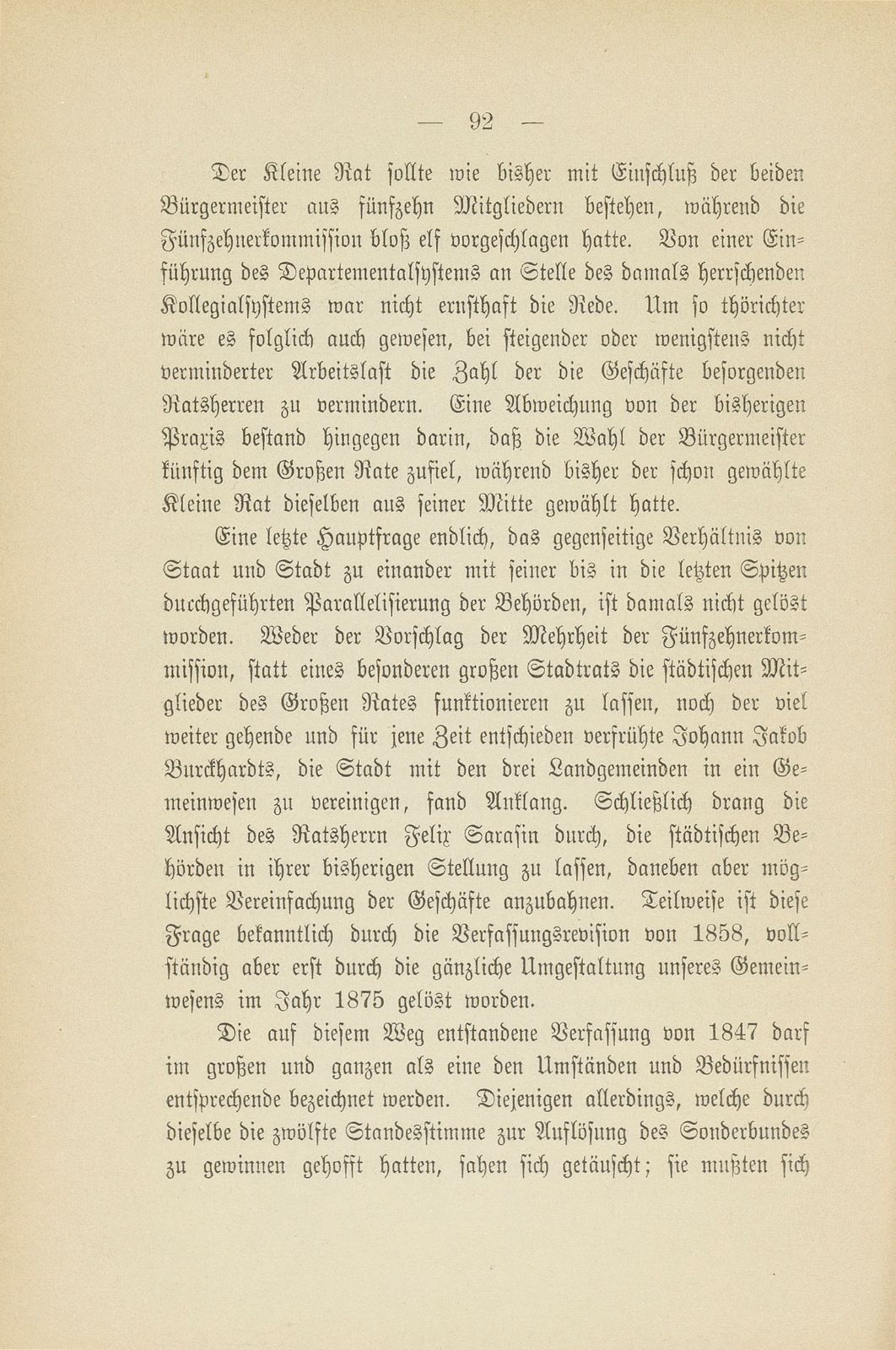 Basel zur Zeit der Freischarenzüge und des Sonderbunds – Seite 48