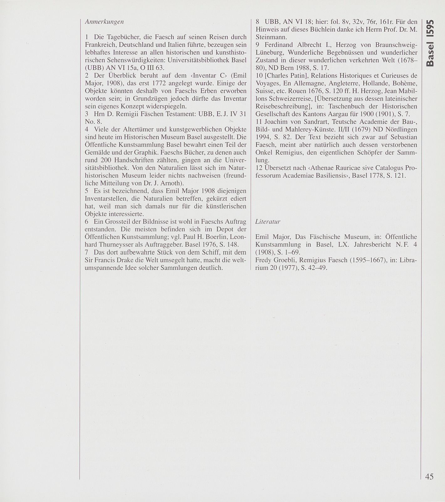 1595: «Des Rechtsgelährten Fäschen berühmte Kunstkammer.» – Seite 4