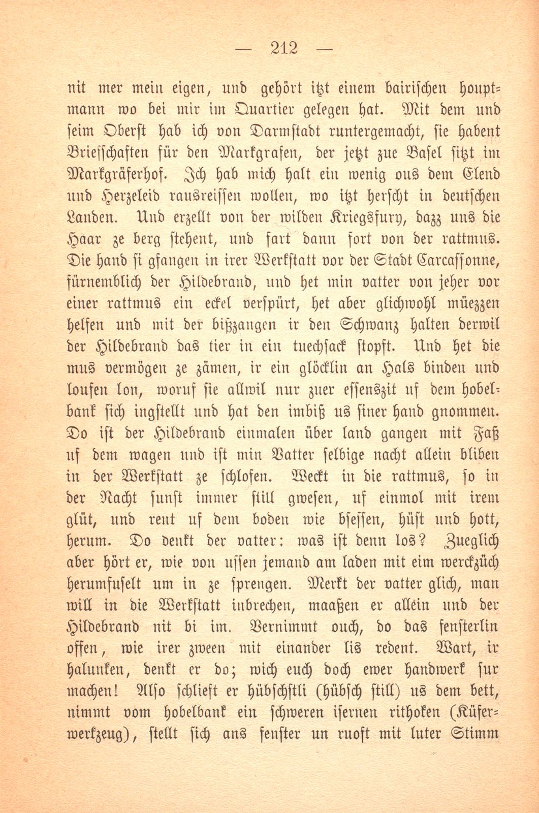 Aus einer Basler Familienchronik des Jahres 1622. (Gütigst mitgeteilt von J. M.) [Als Fälschung bezeichnet.] – Seite 14