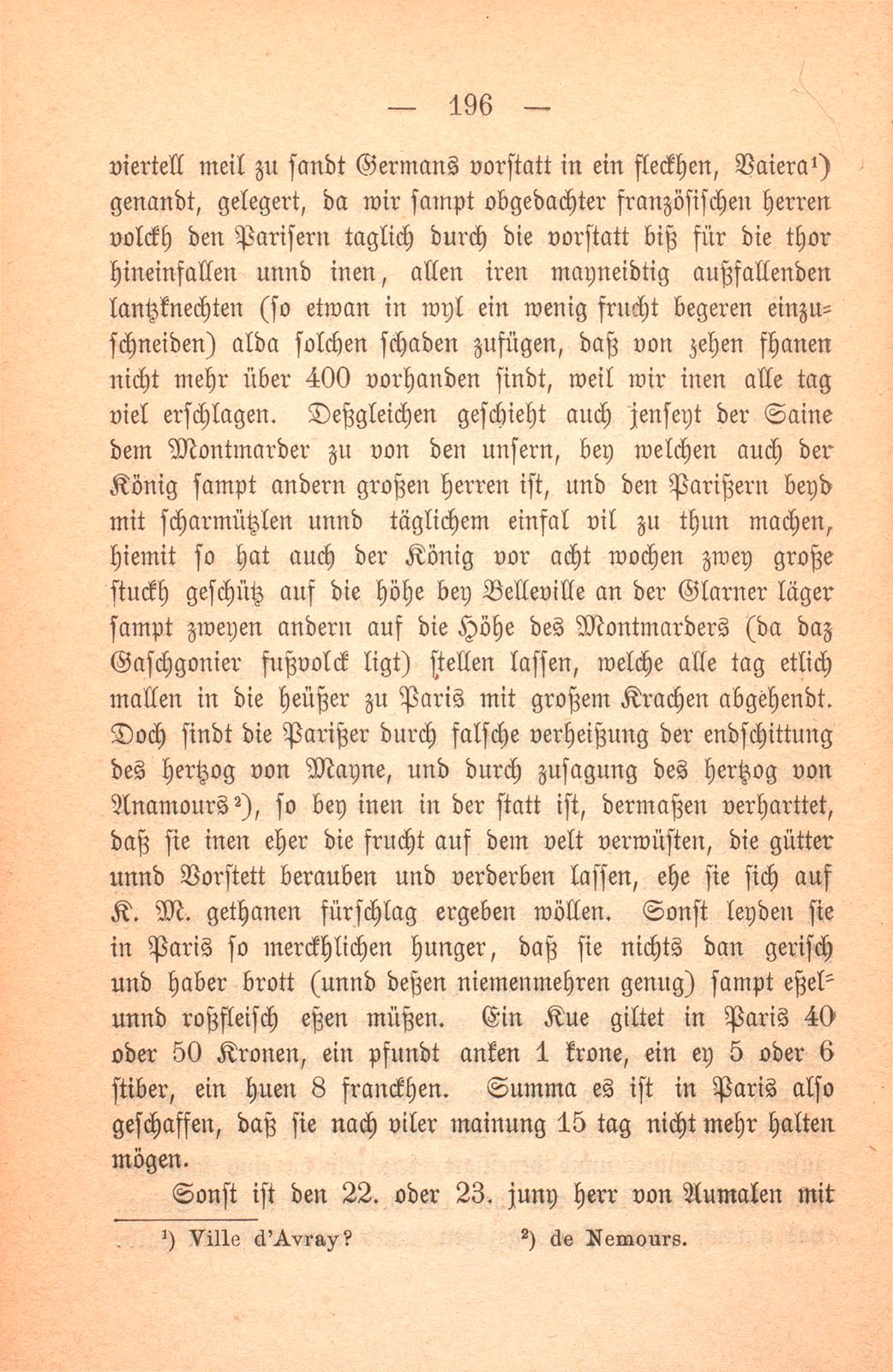 Schicksal einiger Basler Fähnlein in französischem Sold. (1589-1593.) – Seite 47